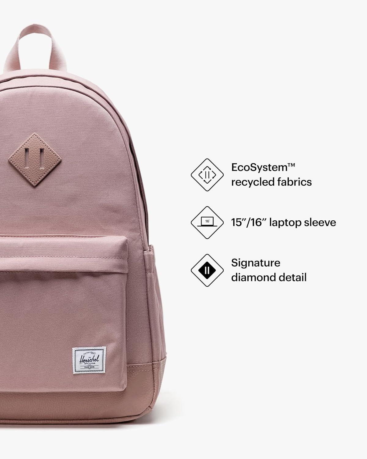 image:imageHerschel Heritage BackpackAsh Rose