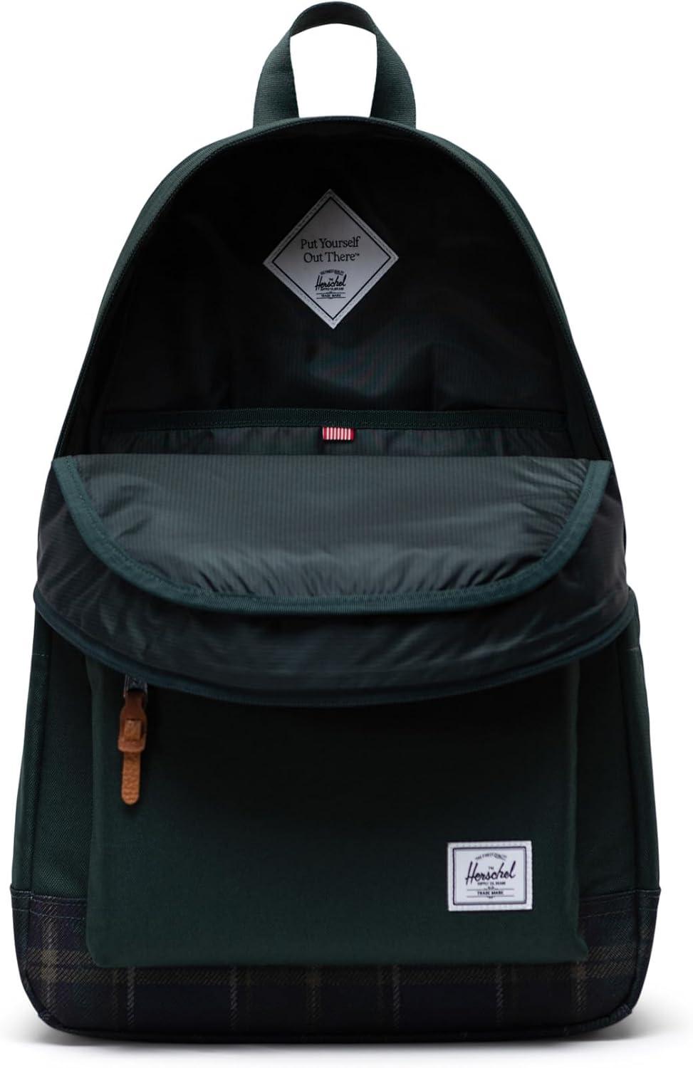 image:imageHerschel Heritage BackpackDarkest Spruce Winter Plaid