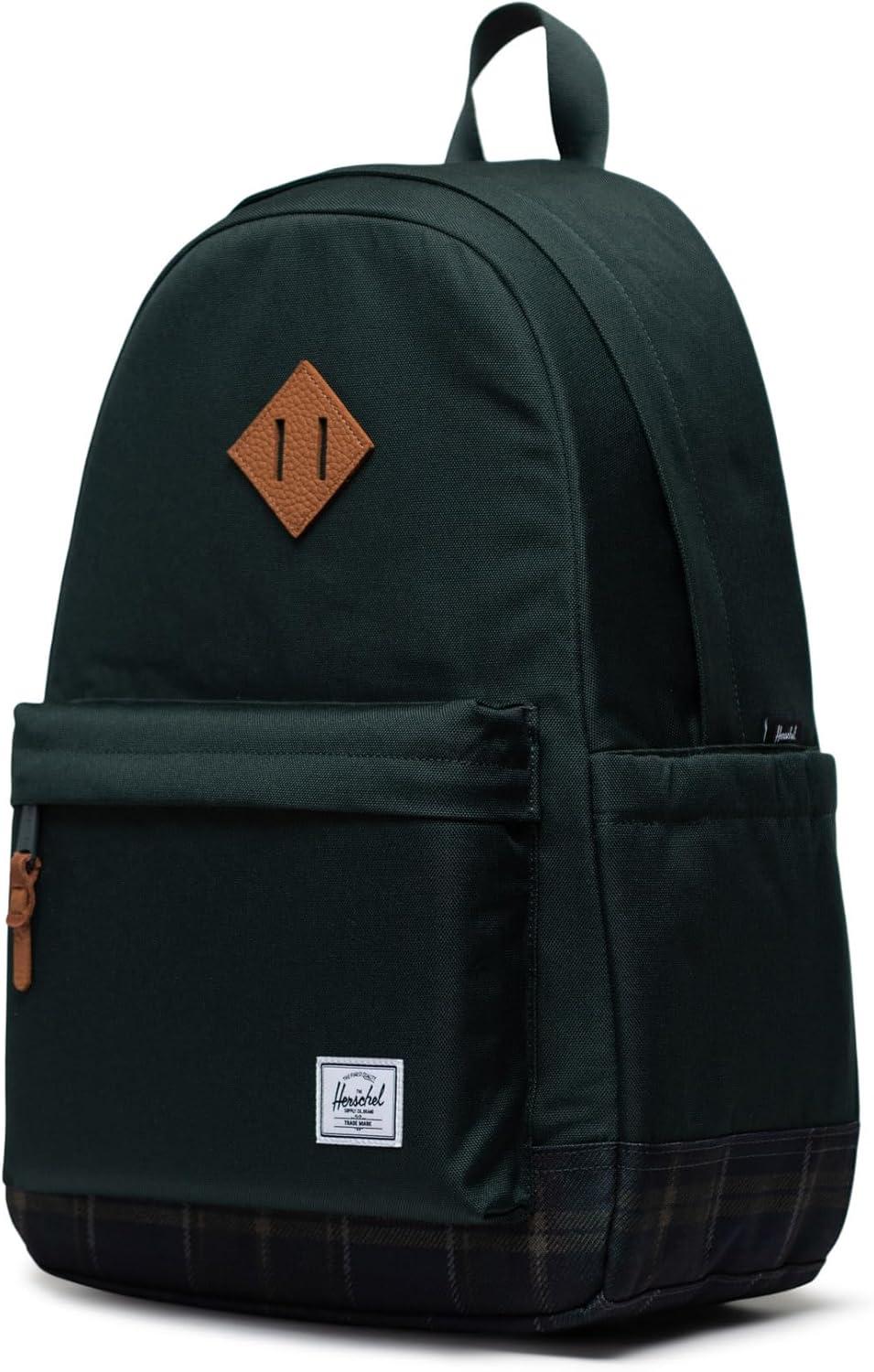 image:imageHerschel Heritage BackpackDarkest Spruce Winter Plaid