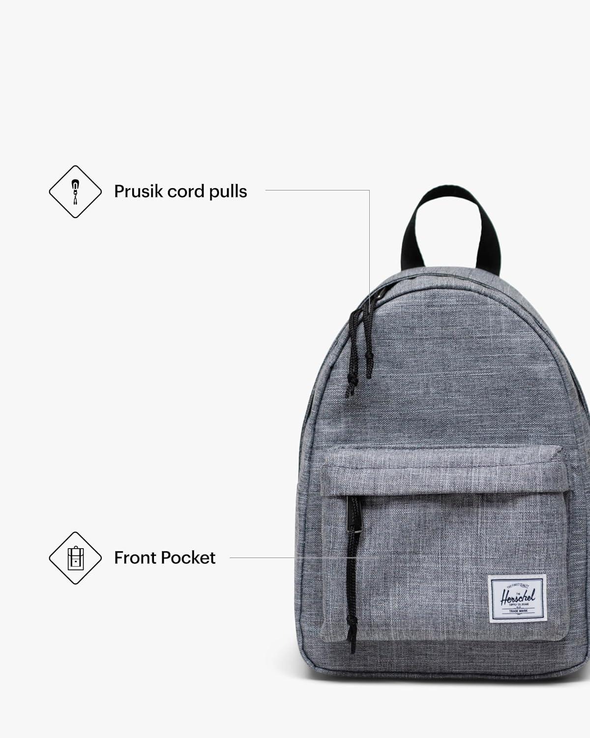 image:imageHerschel Legacy Backpack Ash Rose Mini 65LRaven Crosshatch