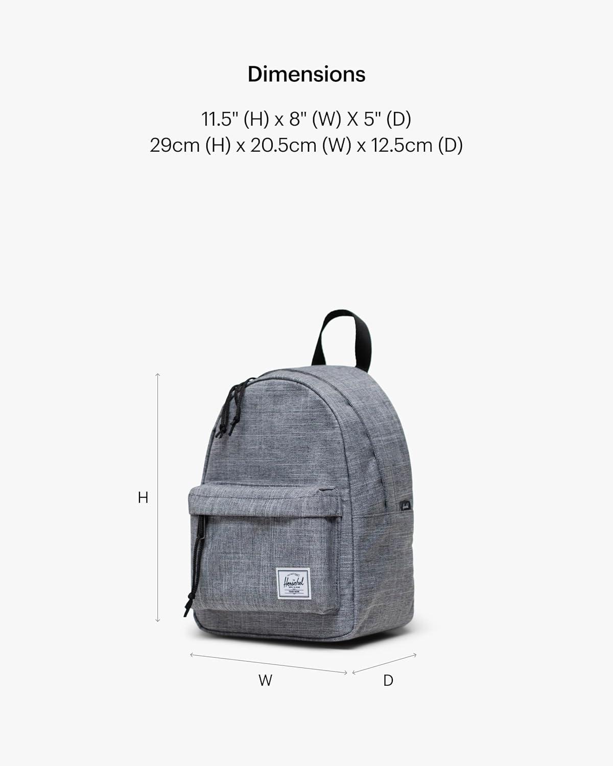 image:imageHerschel Legacy Backpack Ash Rose Mini 65LRaven Crosshatch