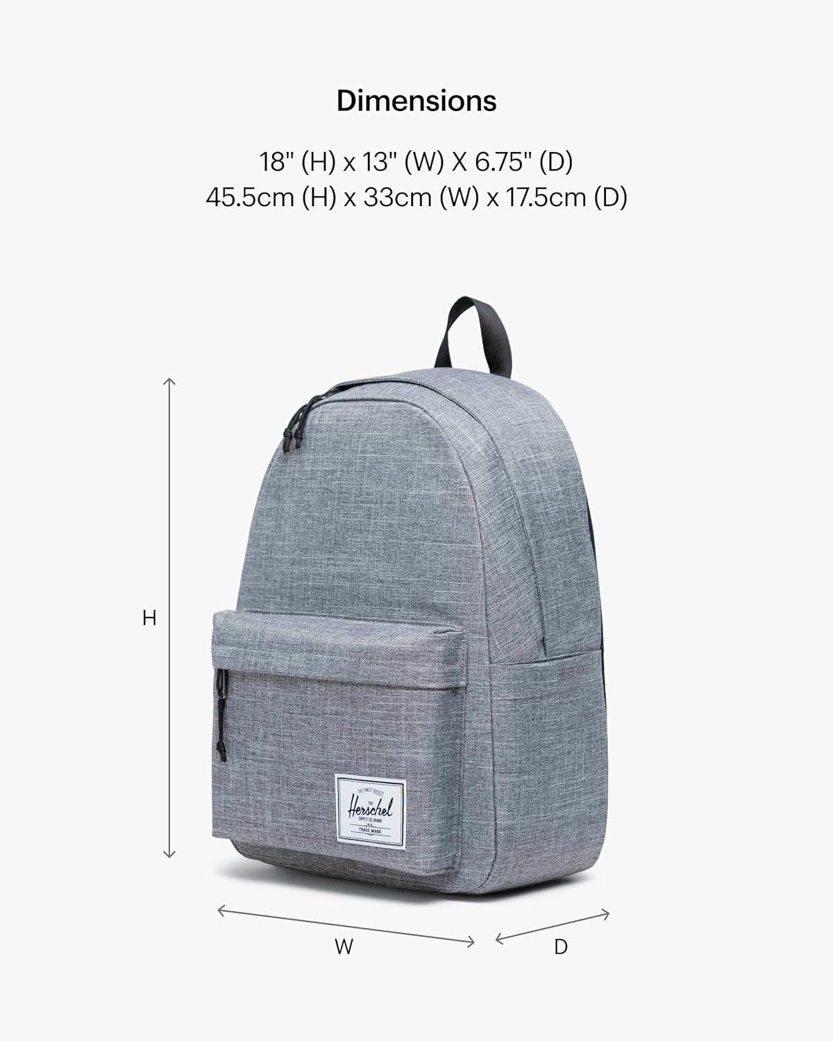 image:imageHerschel Legacy Backpack Black XL 25LRaven Crosshatch