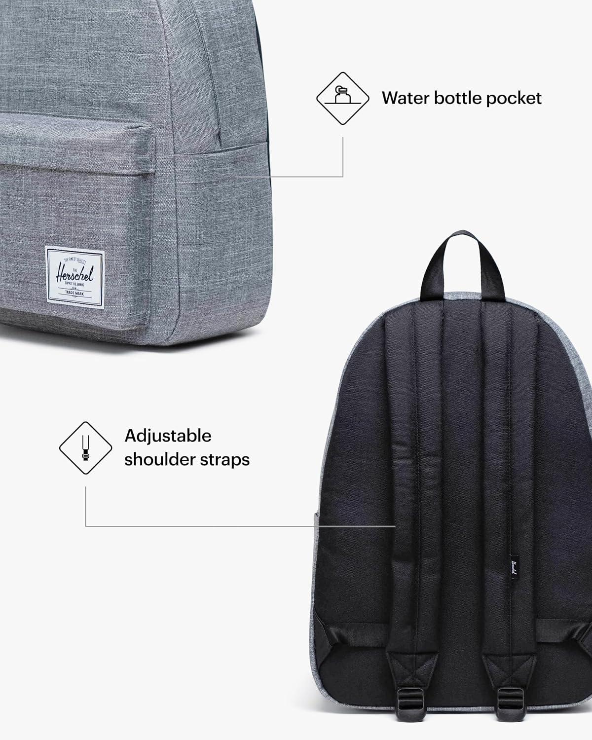 image:imageHerschel Legacy Backpack Black XL 25LRaven Crosshatch
