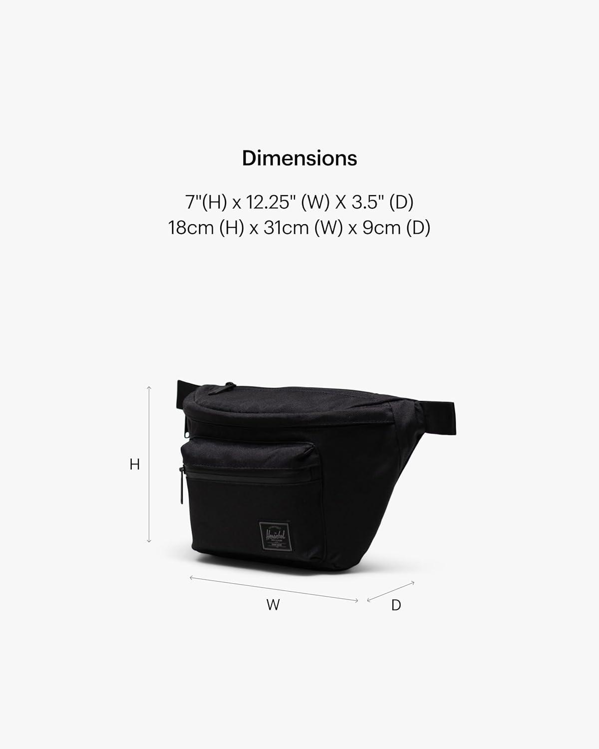 image:imageHerschel Pop Quiz Hip PackBlack Tonal