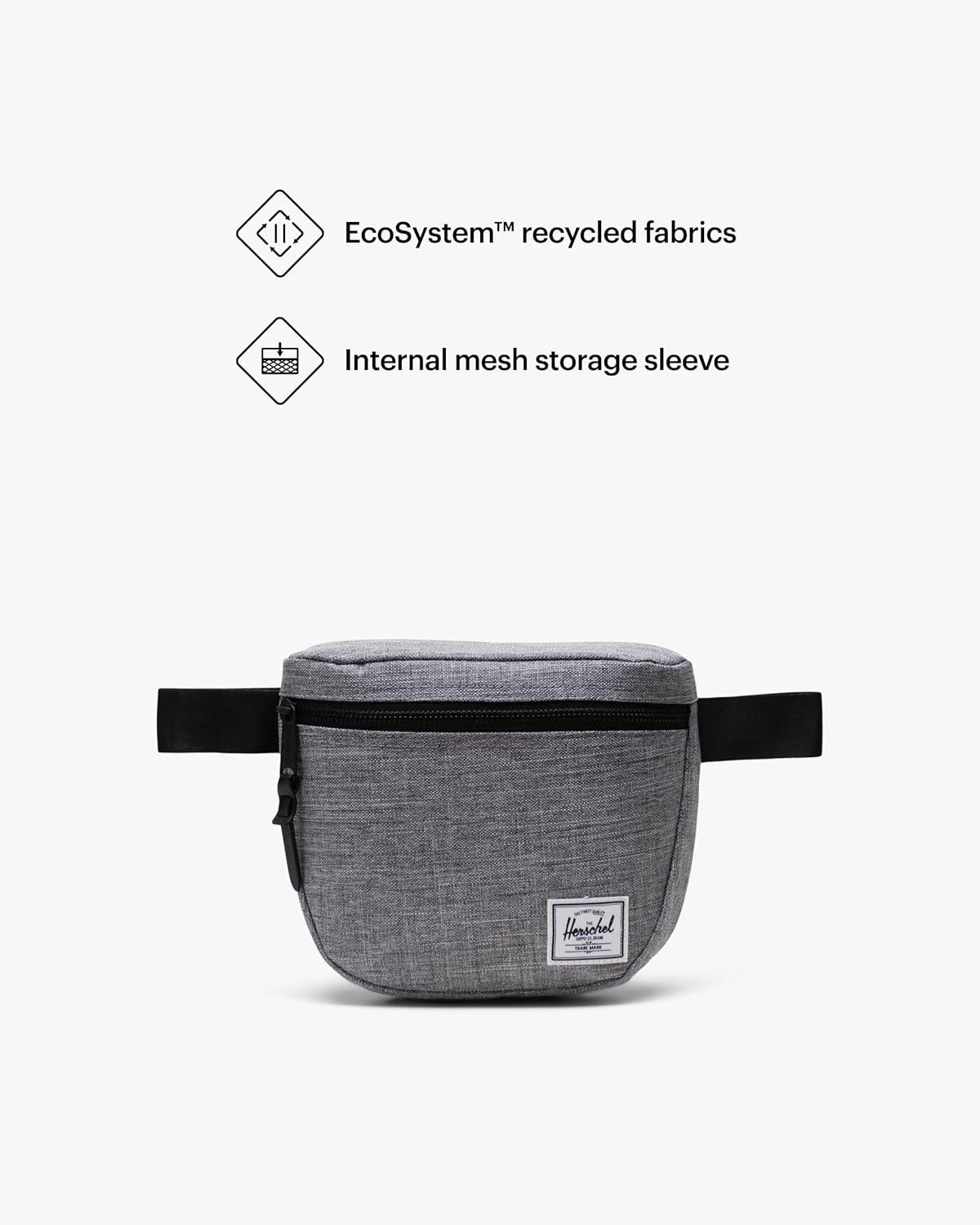 image:imageHerschel Settlement Hip PackRaven Crosshatch