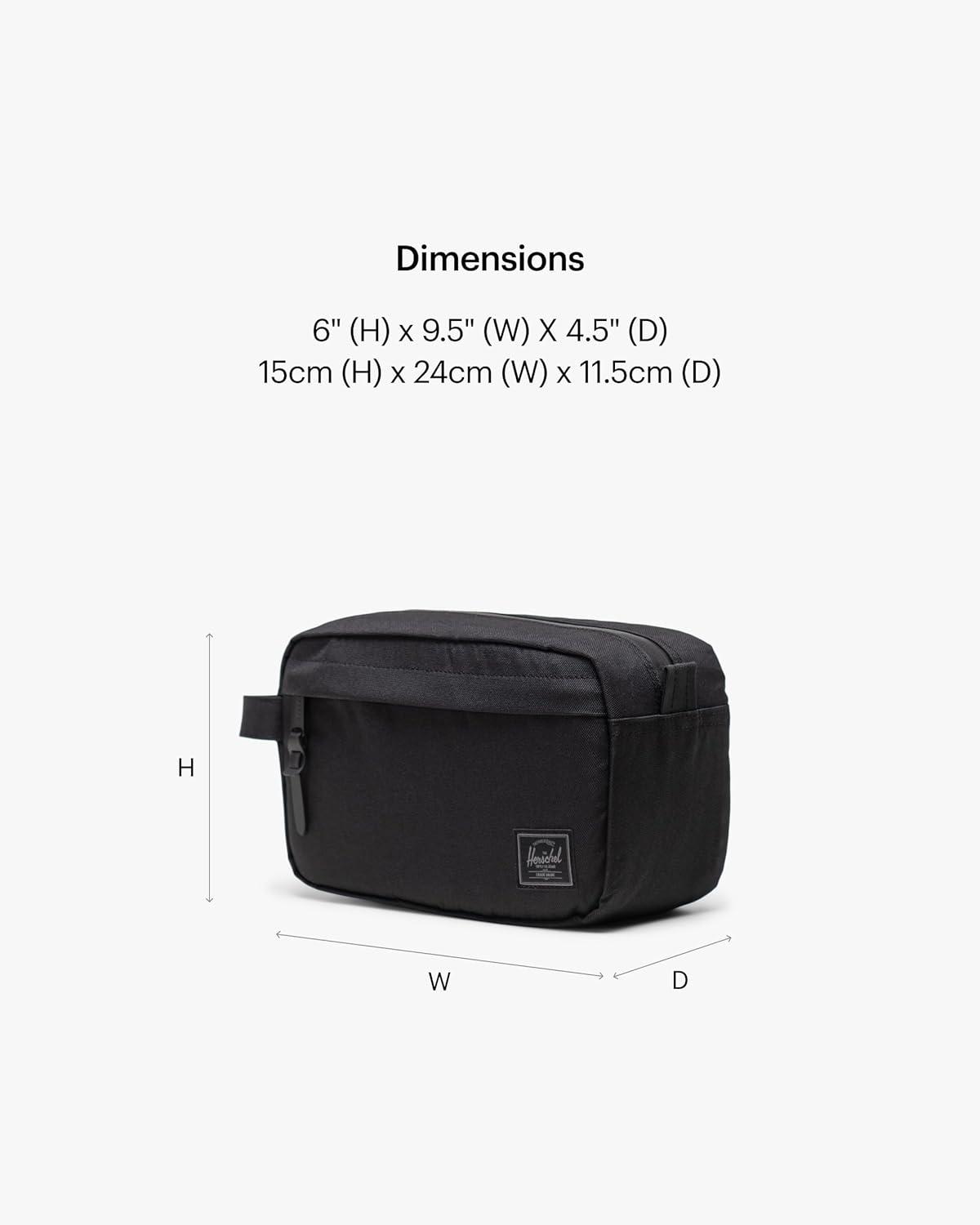 image:imageHerschel Supply Co Chapter Travel KitBlack Tonal