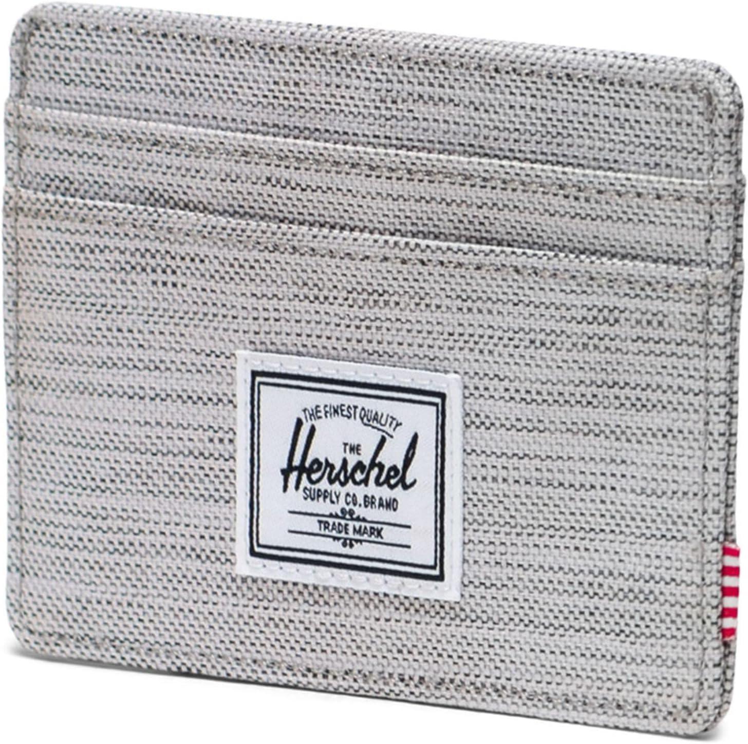 image:imageHerschel Supply Co Charlie Cardholder WalletLight Grey Crosshatch