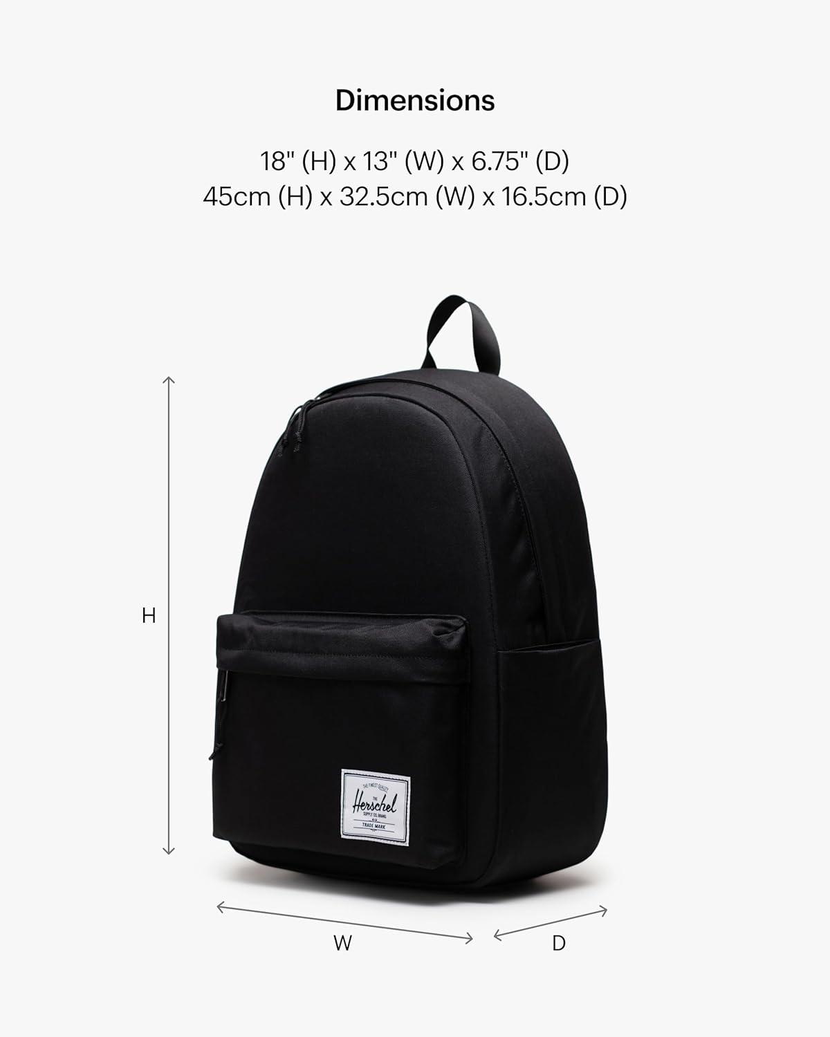 image:imageHerschel Supply Co Classic XL Backpack Black Tonal 30LBlack
