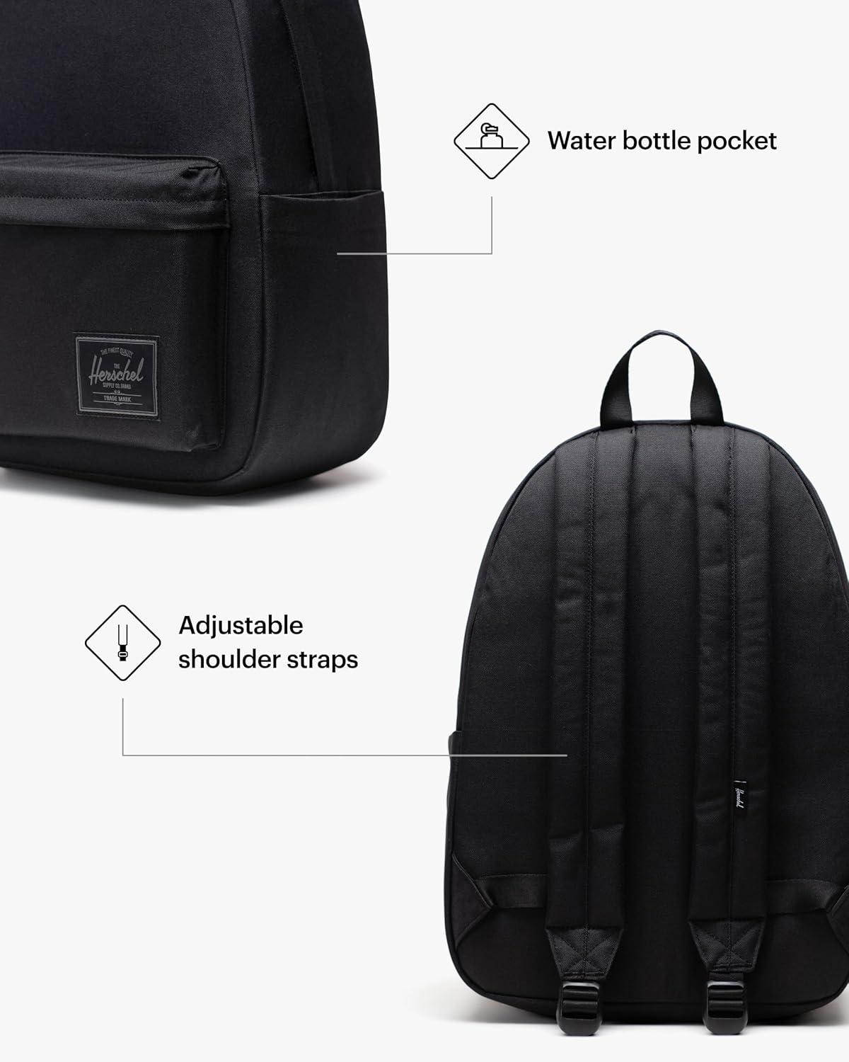image:imageHerschel Supply Co Classic XL Backpack Black Tonal 30LBlack Tonal