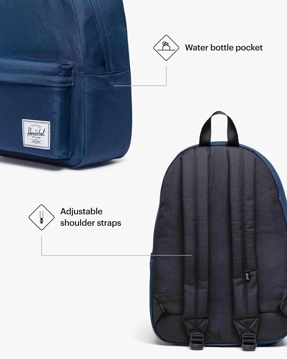 image:imageHerschel Supply Co Classic XL Backpack Black Tonal 30LBlue