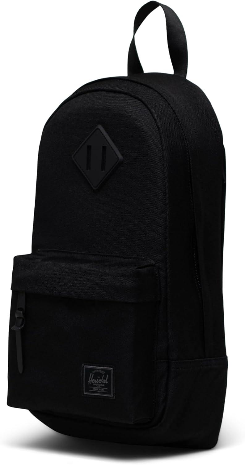 image:imageHerschel Supply Co Heritage Shoulder Bag Grey 8LBlack Tonal