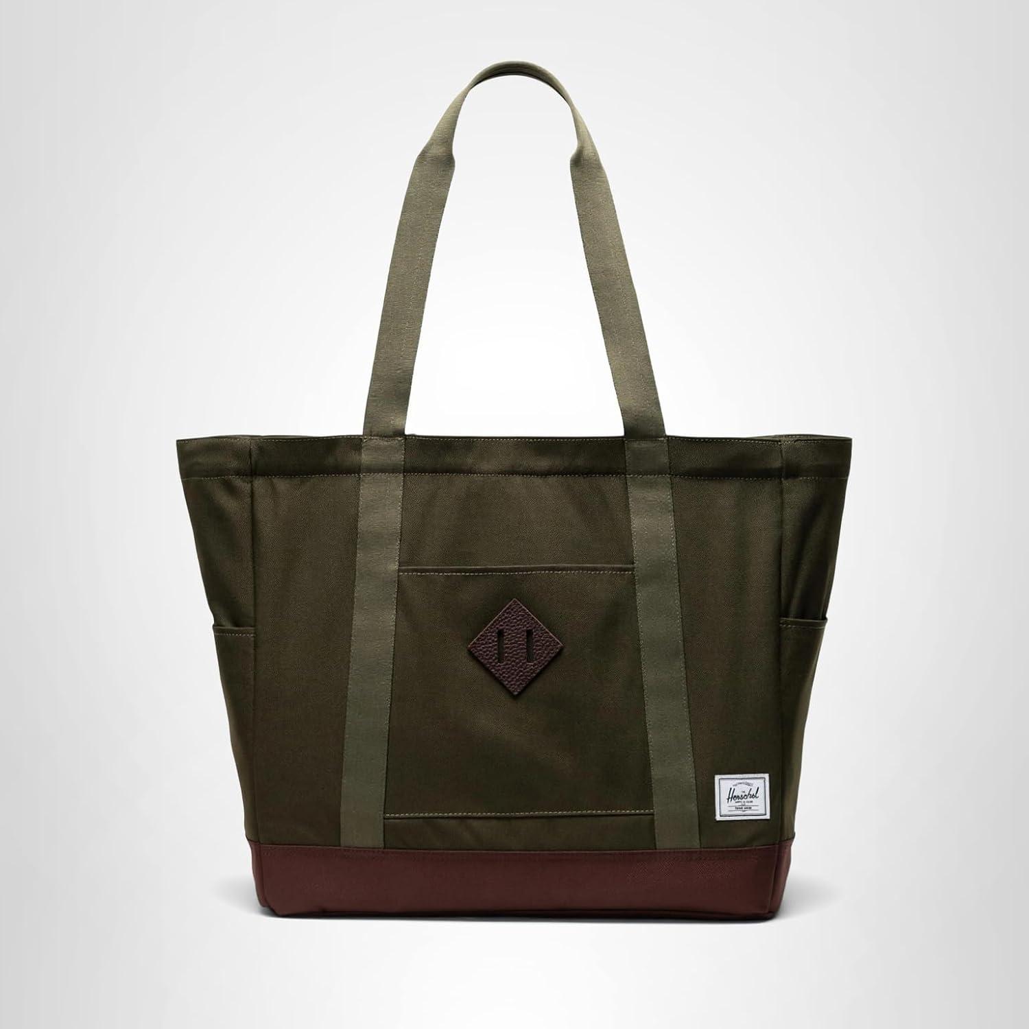 image:imageHerschel Supply Co Heritage Tote BagIvy GreenChicory Coffee