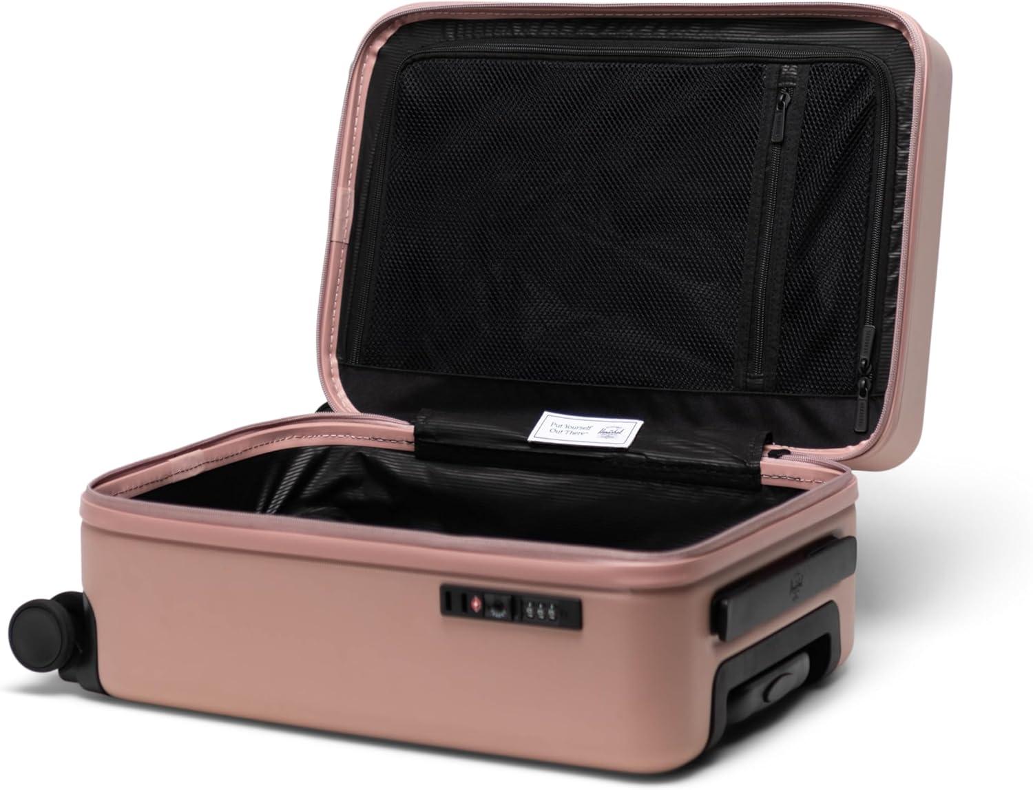 image:imageHerschel Supply Co Unisex Heritage Hardshell Luggage Black Carry on 19 InchAsh Rose