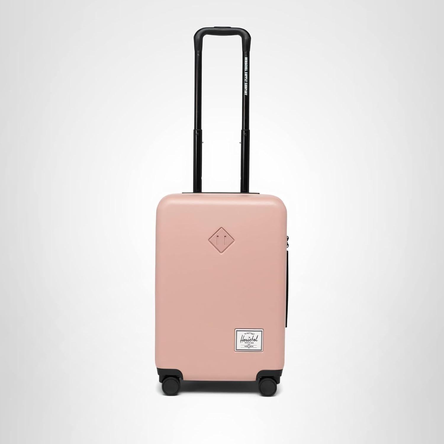 image:imageHerschel Supply Co Unisex Heritage Hardshell Luggage Black Carry on 19 InchAsh Rose