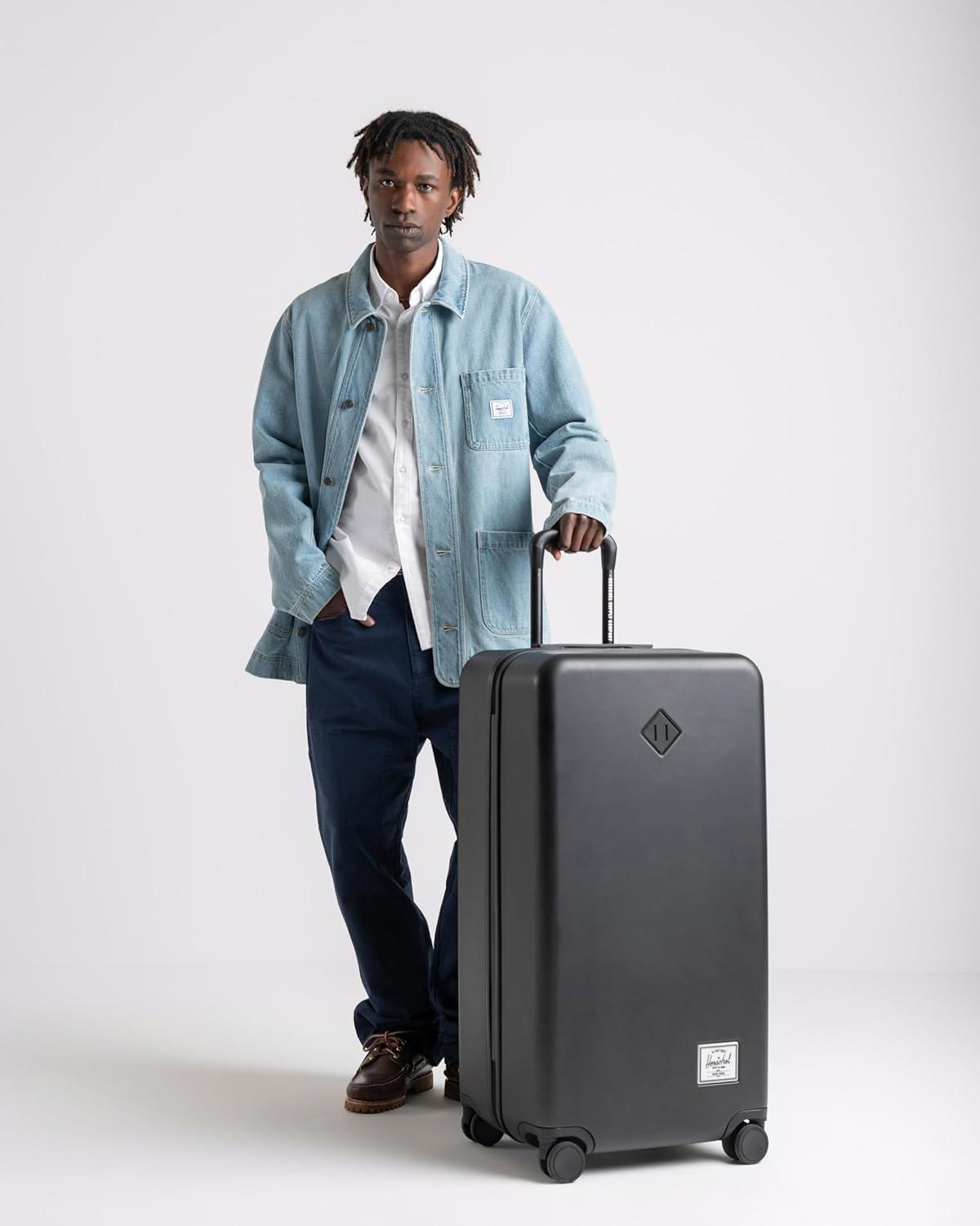 image:imageHerschel Supply Co Unisex Heritage Hardshell Luggage Black Carry on 19 InchBlack