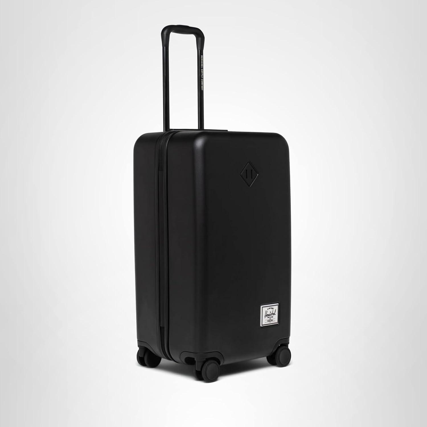 image:imageHerschel Supply Co Unisex Heritage Hardshell Luggage Black Medium 27 inchBlack