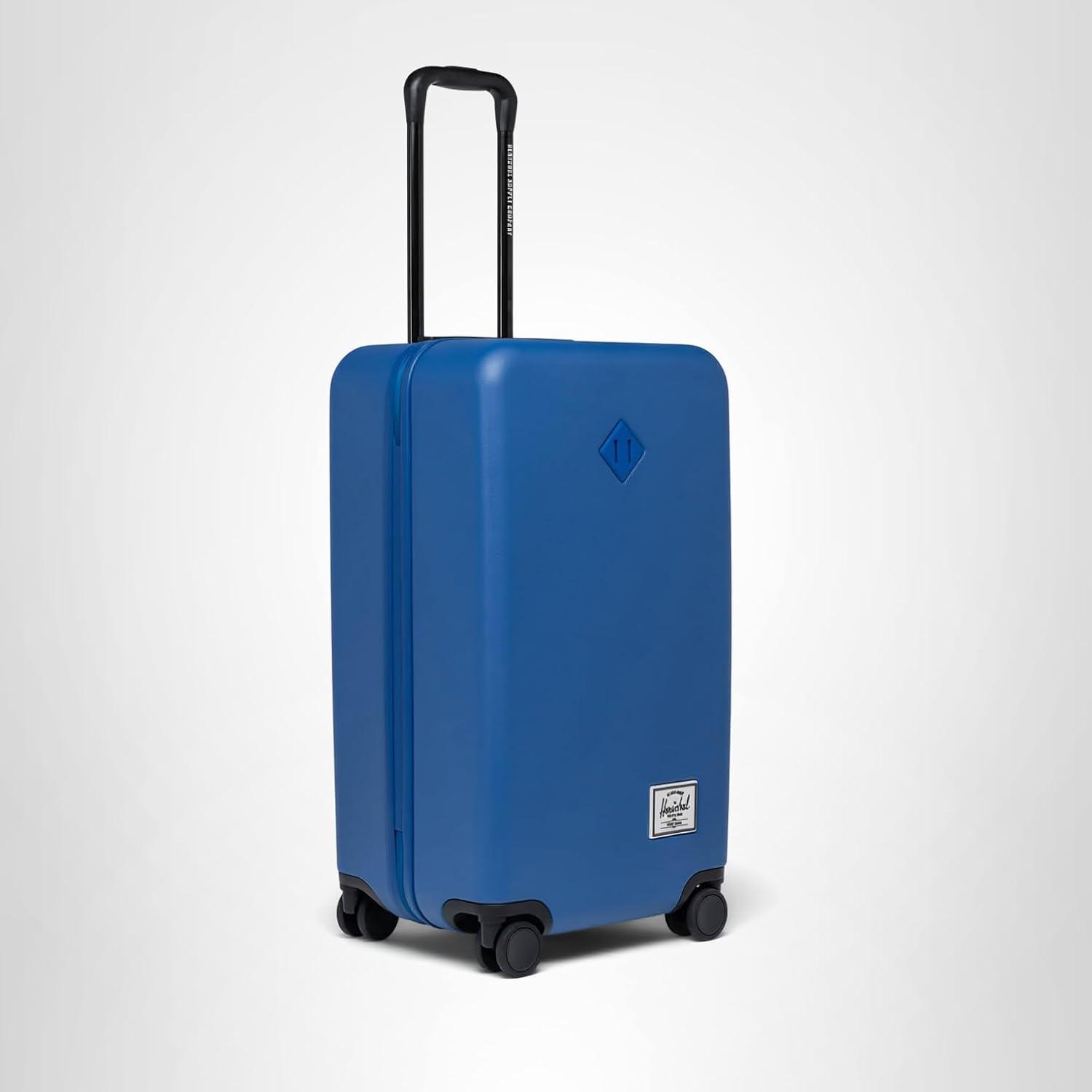 image:imageHerschel Supply Co Unisex Heritage Hardshell Luggage Black Medium 27 inchTrue Blue Limited Edition