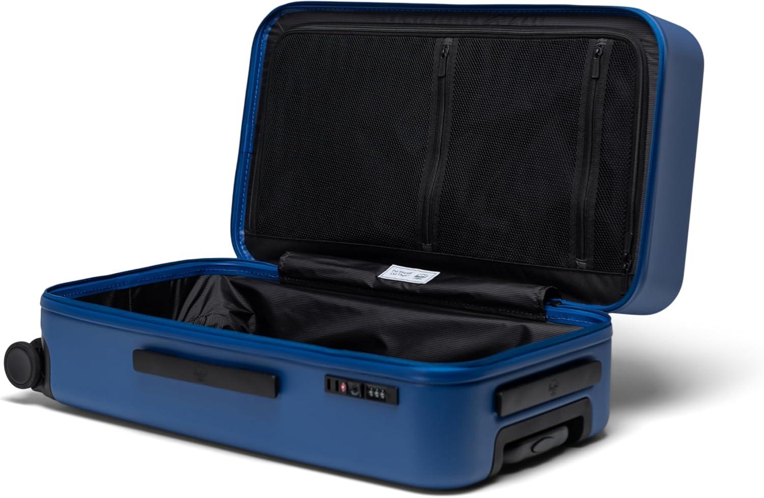 image:imageHerschel Supply Co Unisex Heritage Hardshell Luggage Black Medium 27 inchTrue Blue Limited Edition