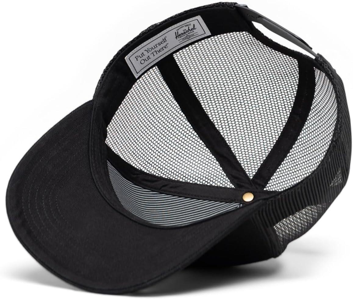 image:imageHerschel Supply Co Whaler Cotton Mesh Cap Cotton Black Standard