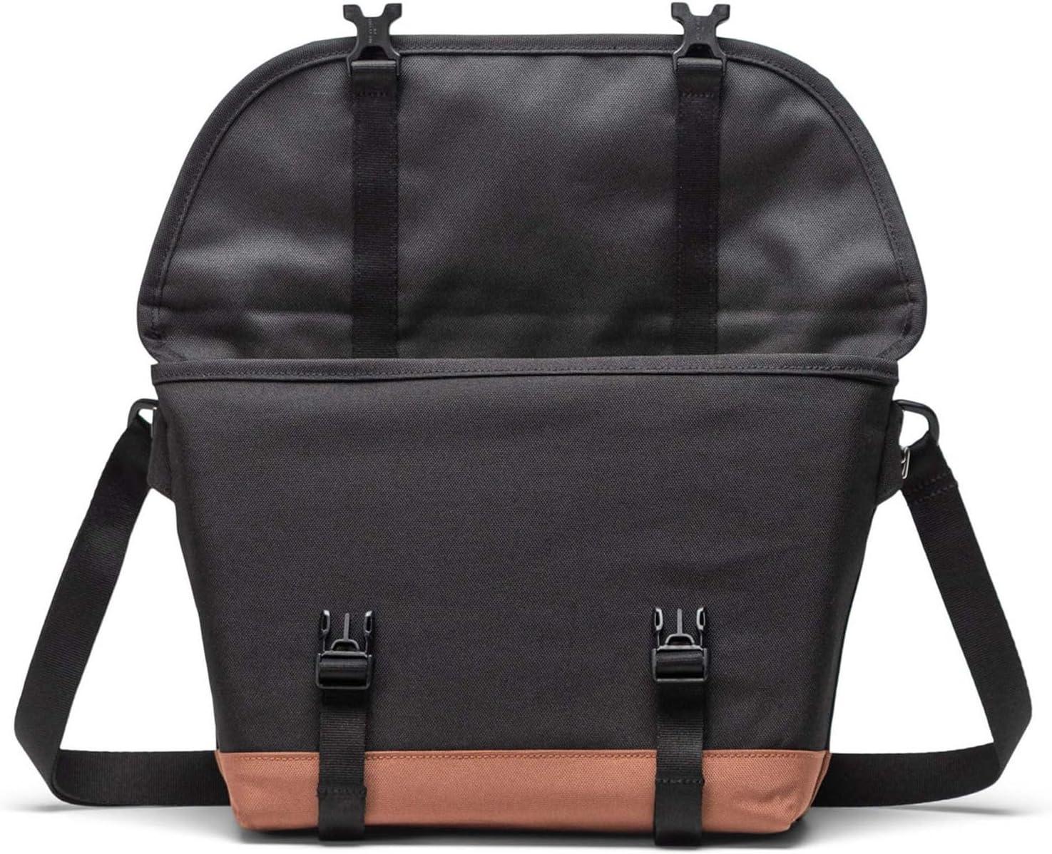 image:imageHerschel Unisex Cove Small MessengerBlackSaddle Brown