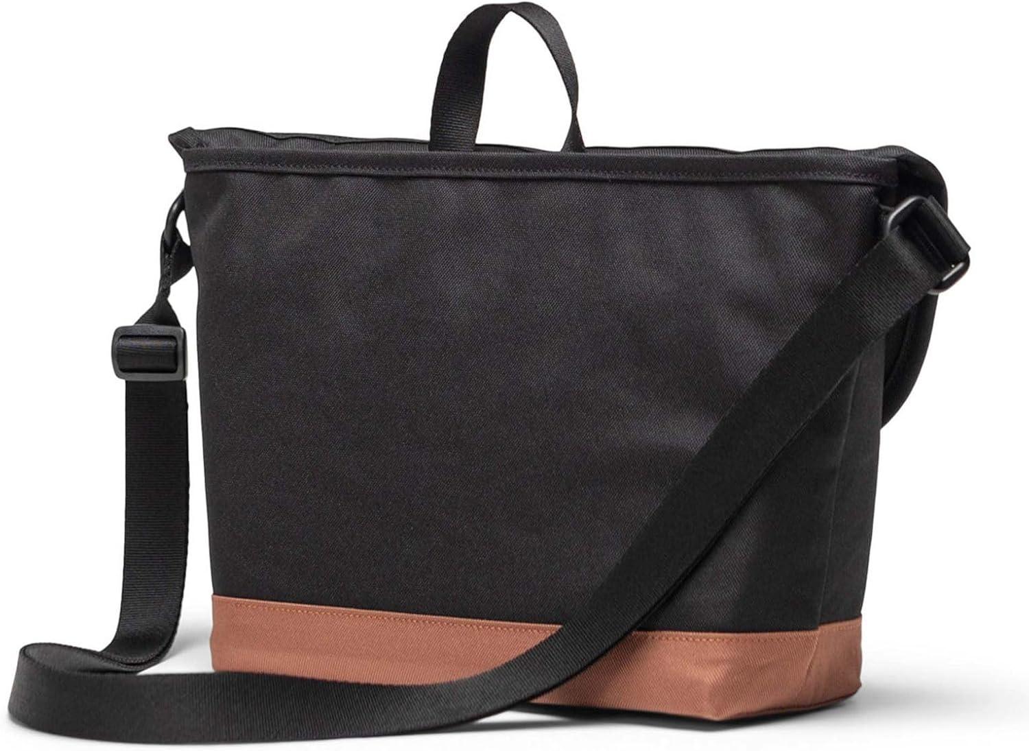 image:imageHerschel Unisex Cove Small MessengerBlackSaddle Brown