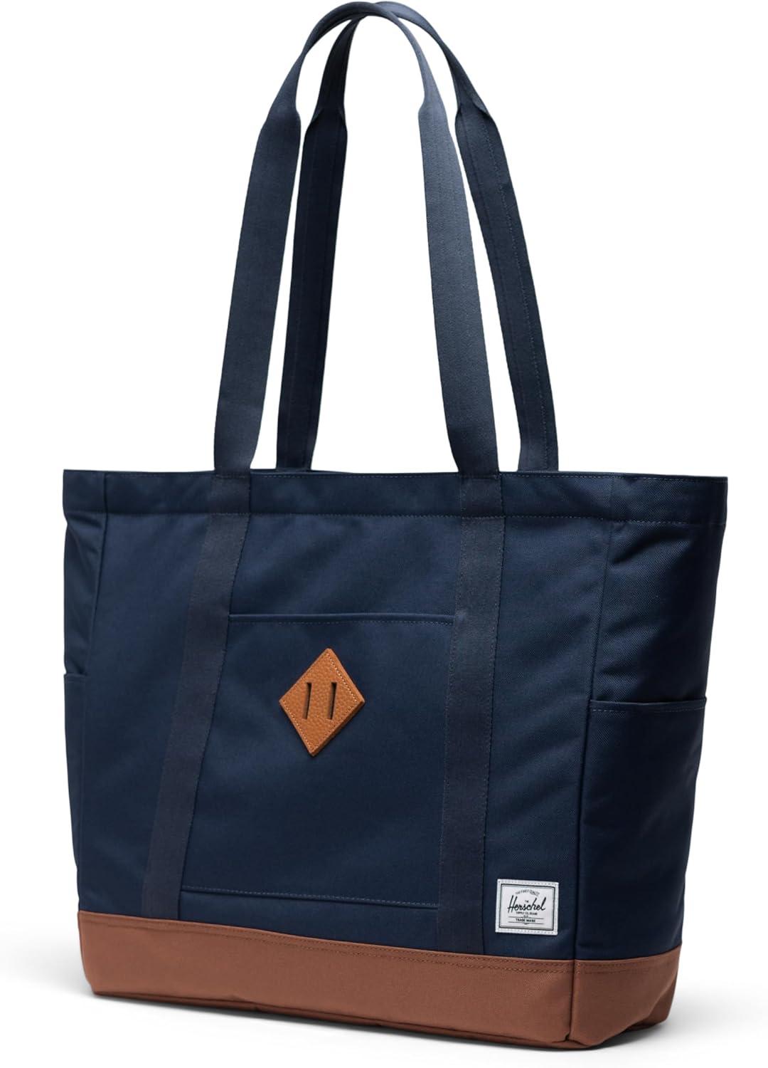 image:imageHerschel Unisex Heritage ToteNavySaddle Brown