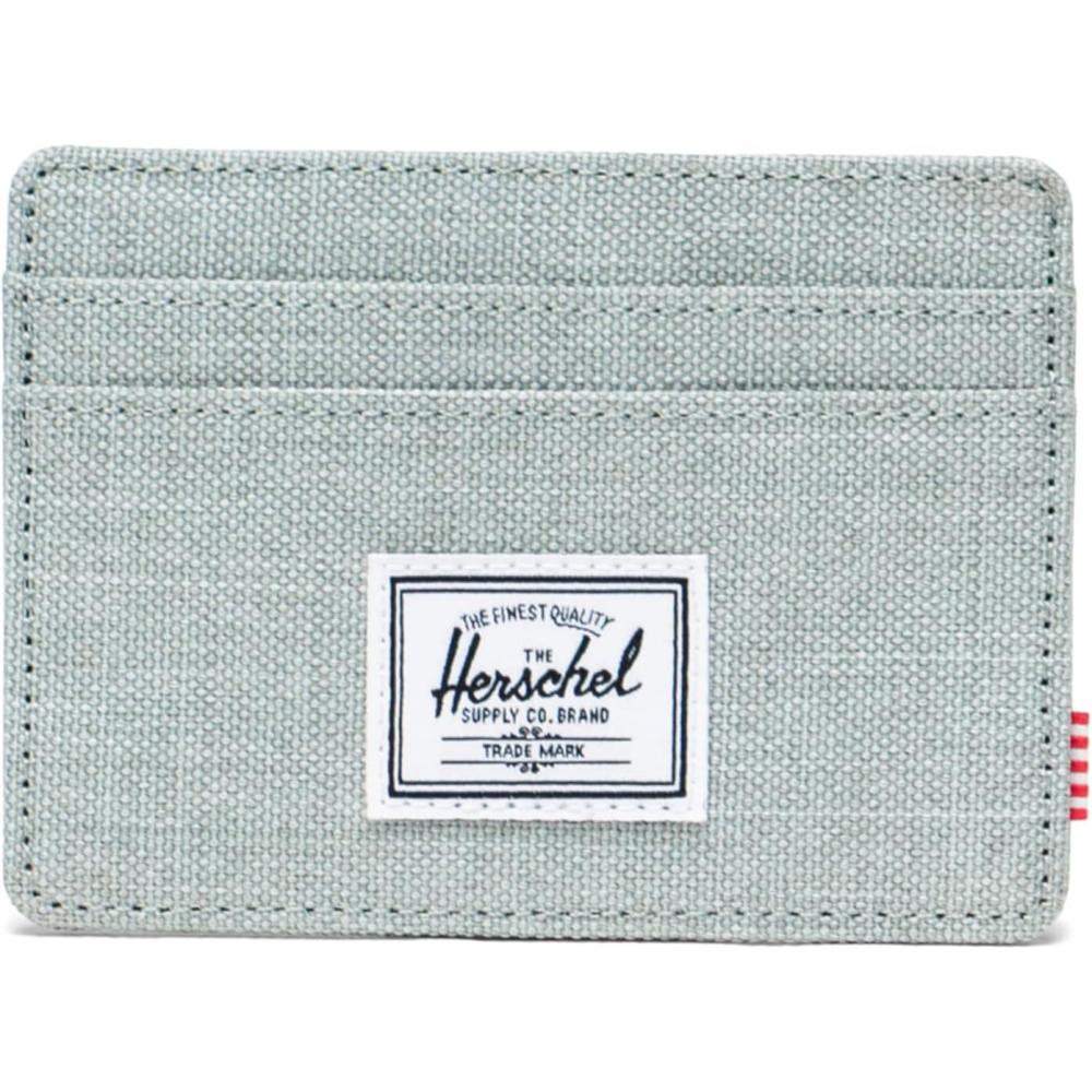 image:imageHerschel Supply Co Charlie Cardholder WalletIceberg Green Crosshatch