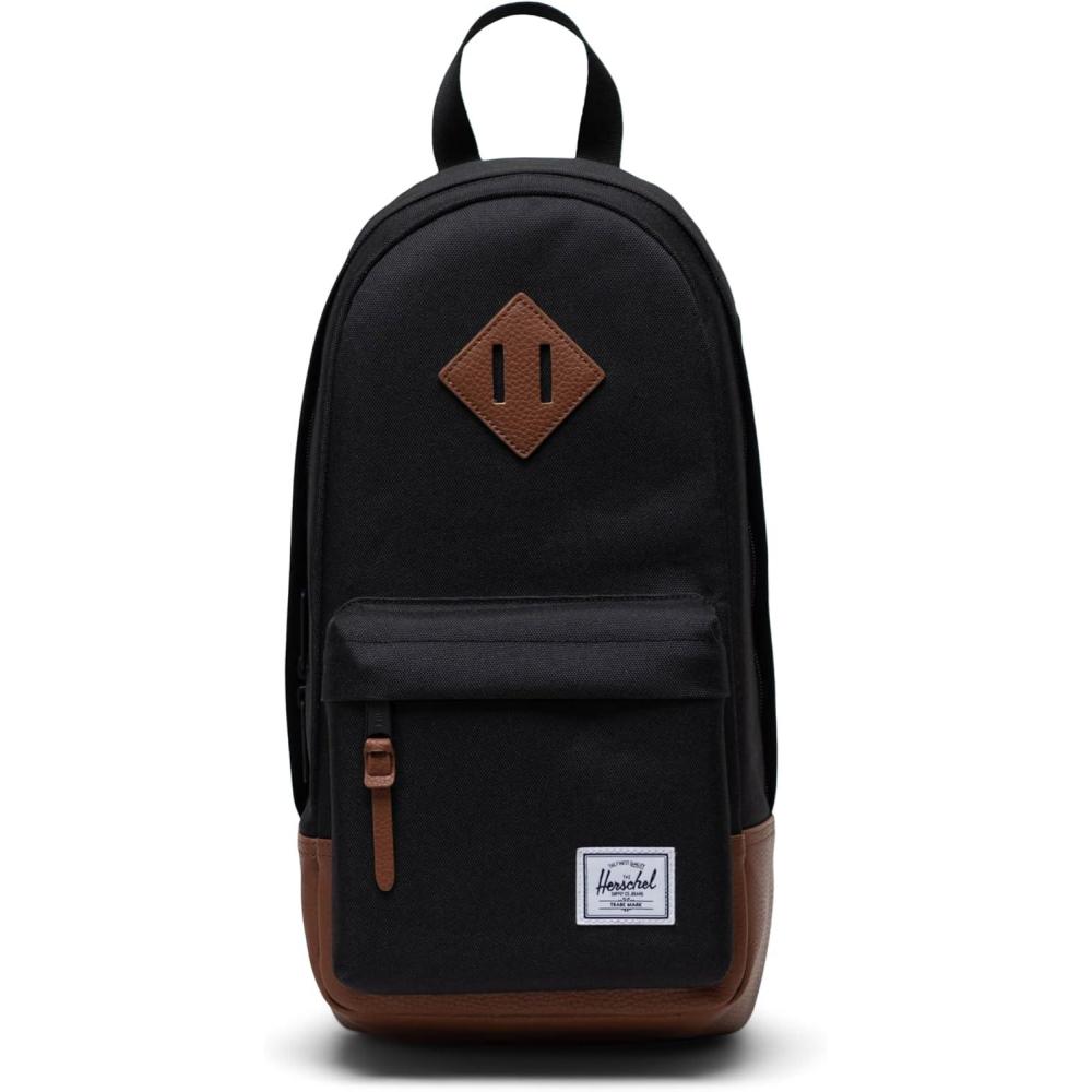 image:imageHerschel Supply Co Heritage Shoulder Bag Grey 8LBlackTan