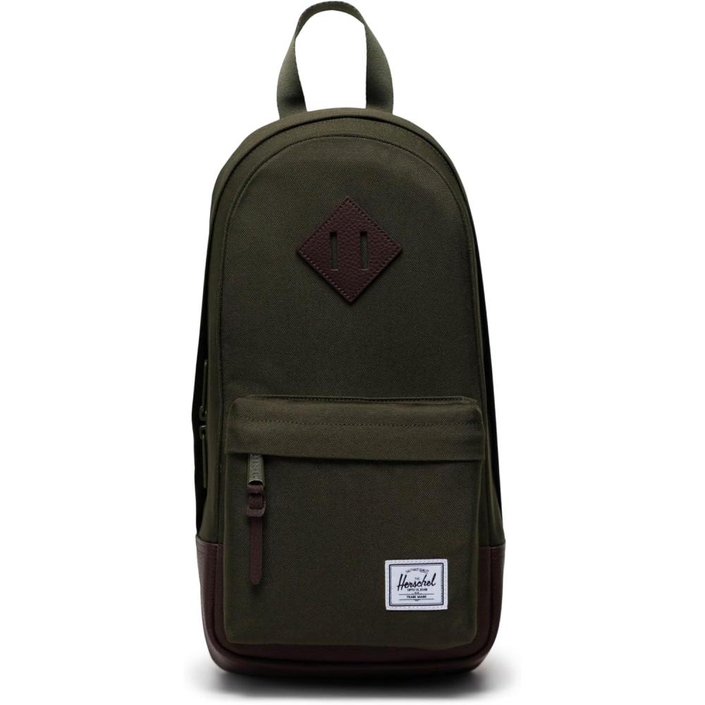 image:imageHerschel Supply Co Heritage Shoulder Bag Grey 8LIvy GreenChicory Coffee