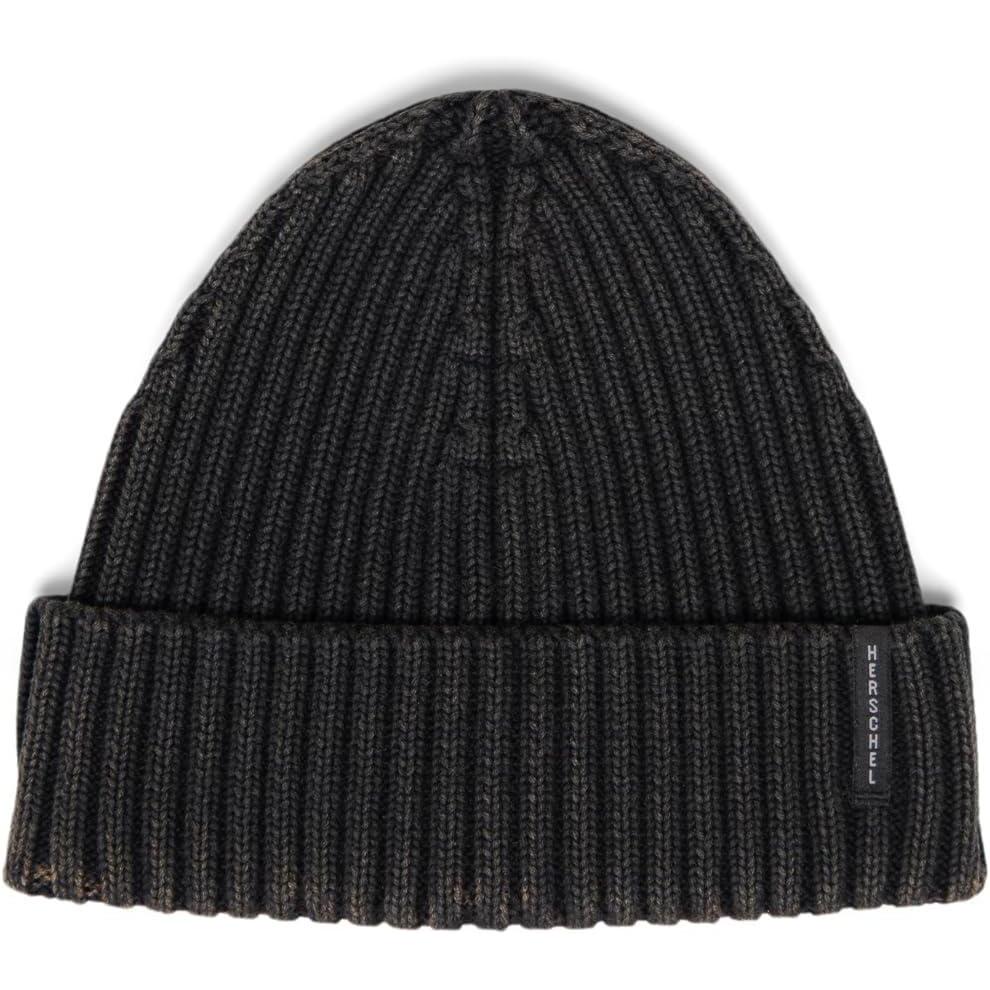 image:imageHerschel Supply Co Wallace Acid Wash Beanie Acid Wash Black Standard