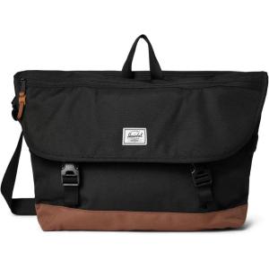 Herschel Unisex Cove Messenger(Black/Saddle Brown)