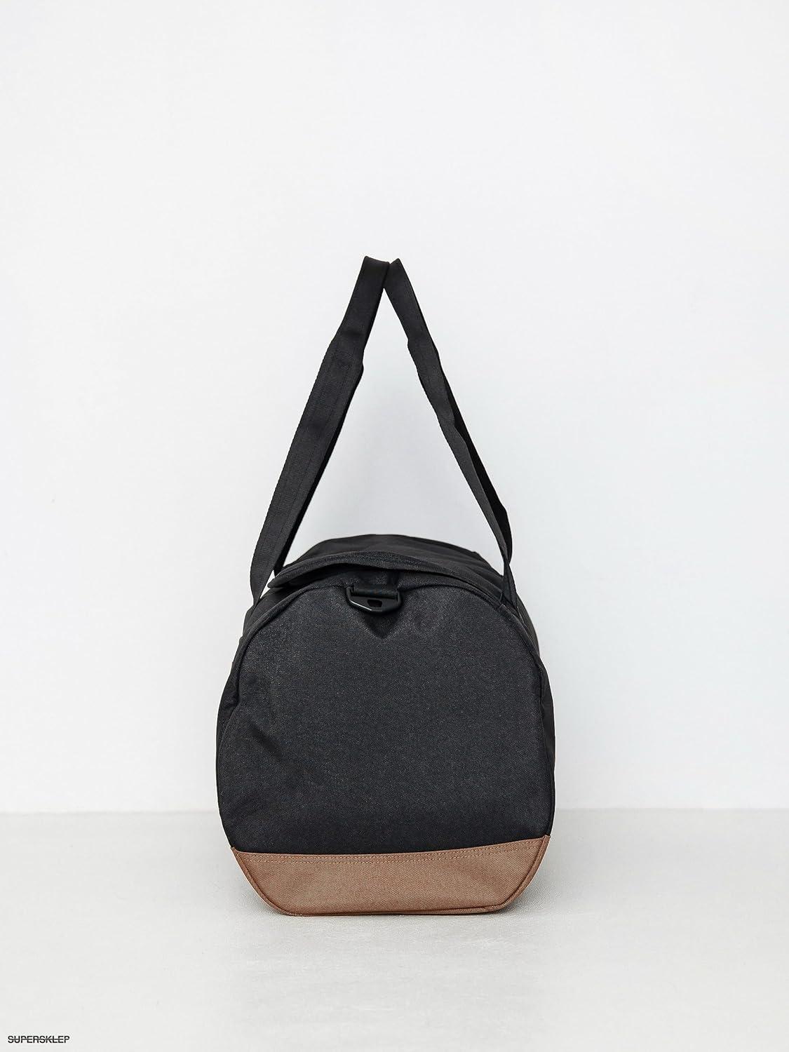 image:imageHerschel Heritage Duffle Luggage BagBlackSaddle Brown