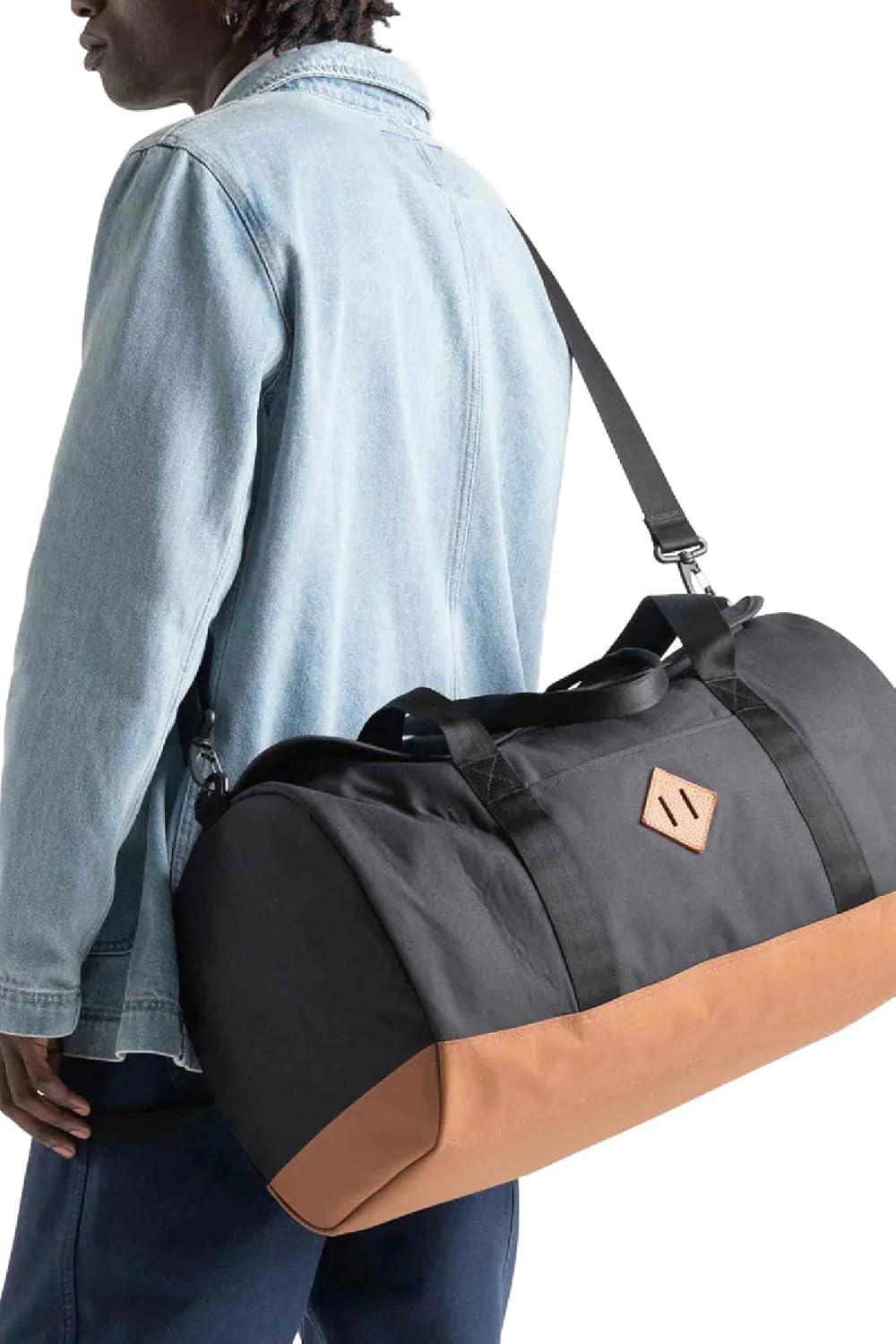 image:imageHerschel Heritage Duffle Luggage BagNavySaddle Brown