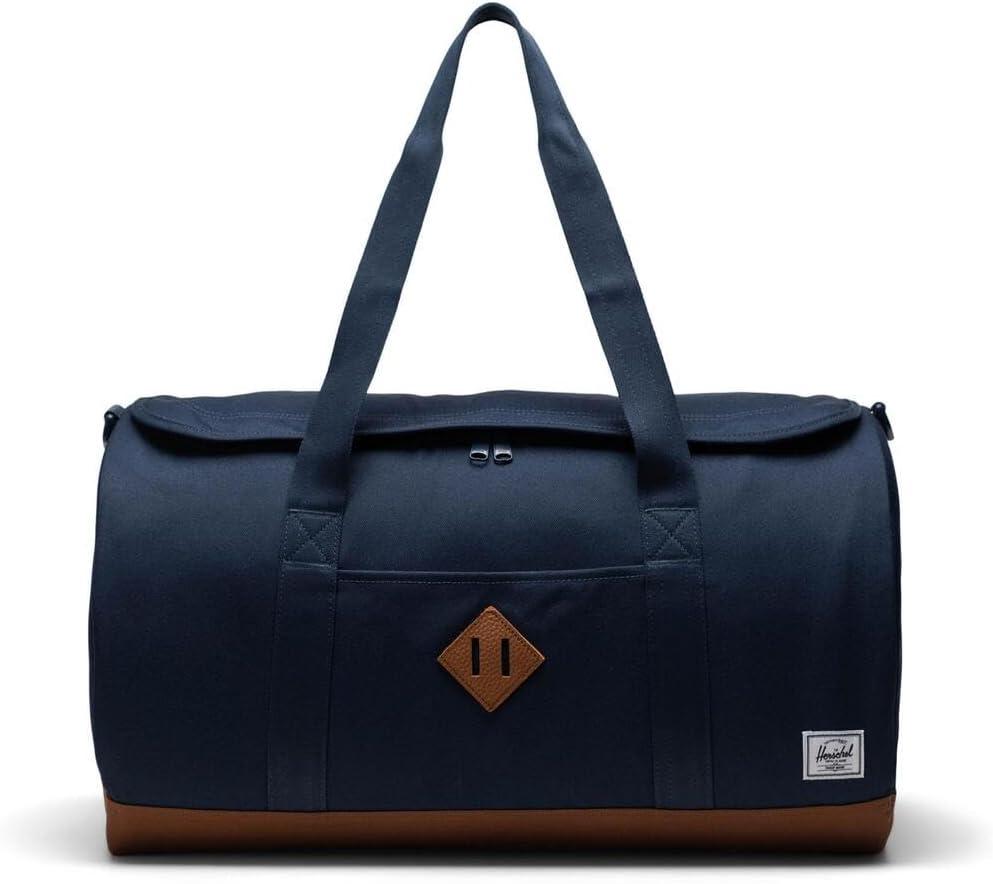 image:imageHerschel Heritage Duffle Luggage BagNavySaddle Brown