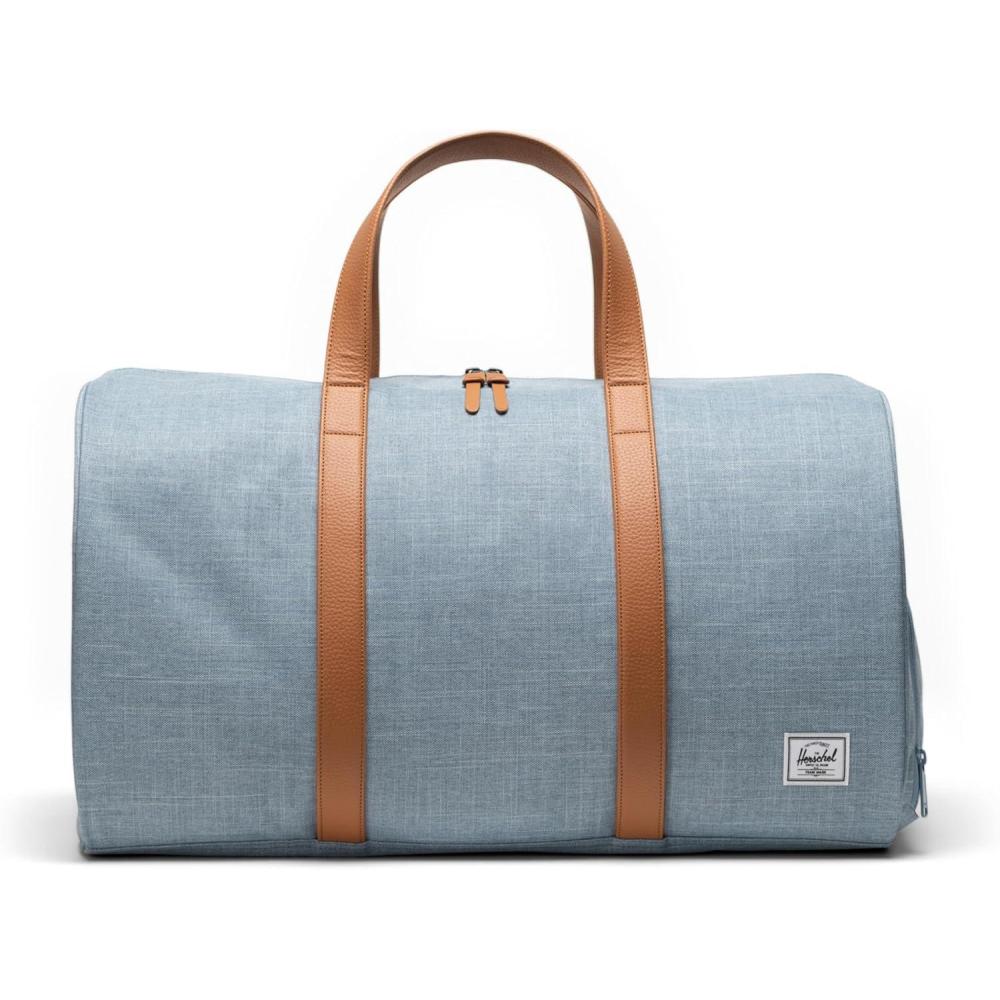 image:imageHerschel Unisex Novel DuffleAshley Blue Crosshatch Limited Edition