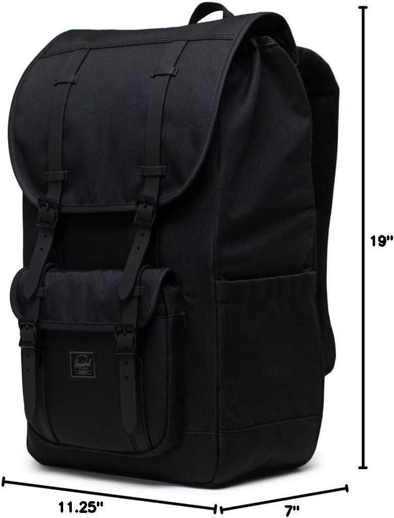 image:imageHerschel Little America Mid BackpackBlack Tonal