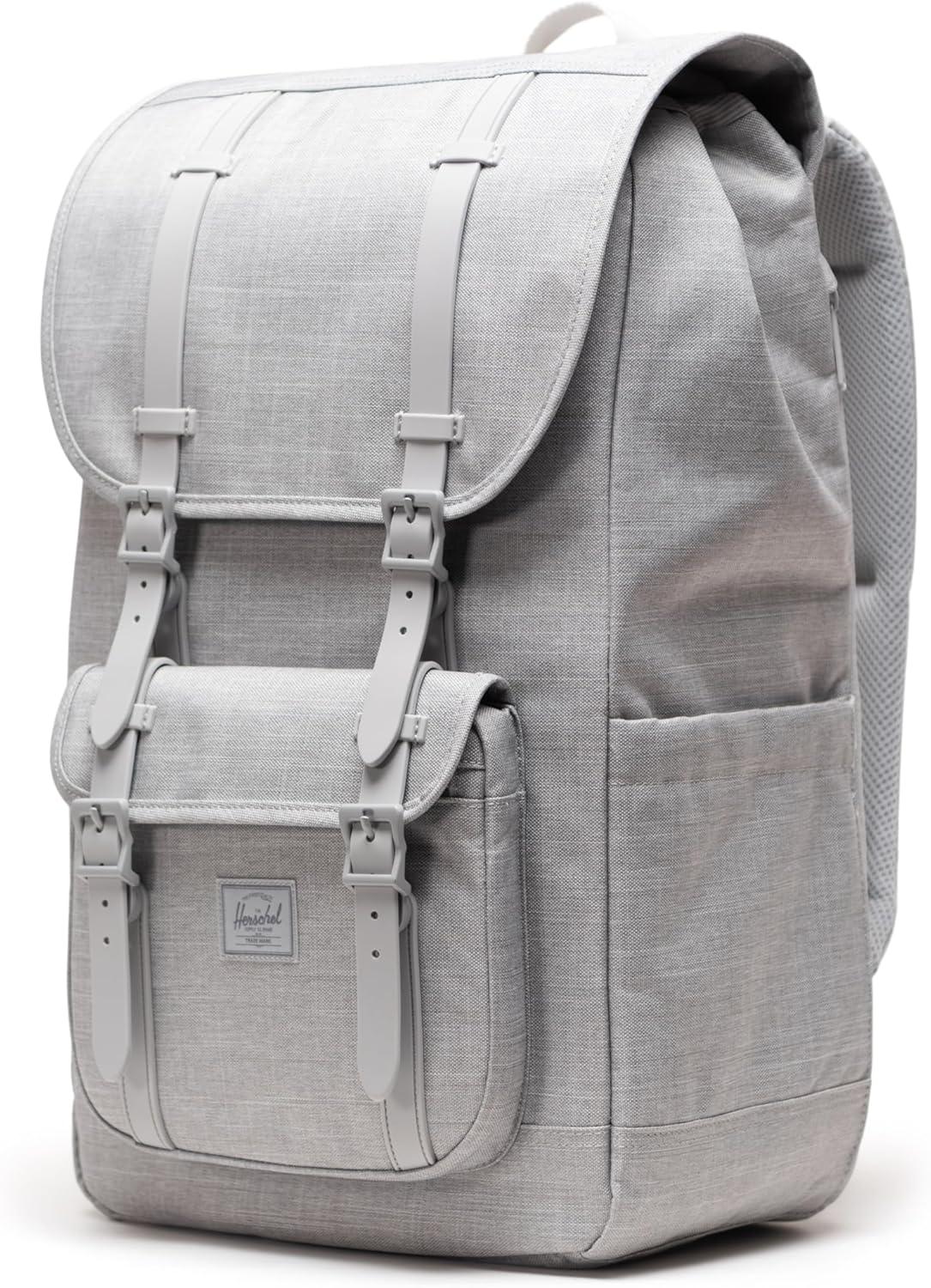 image:imageHerschel Little America Mid BackpackGrey Crosshatch Limited Edition