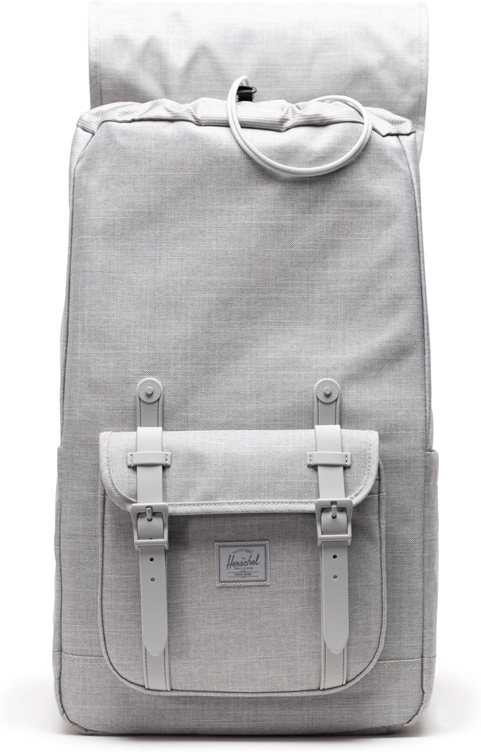 image:imageHerschel Little America Mid BackpackGrey Crosshatch Limited Edition