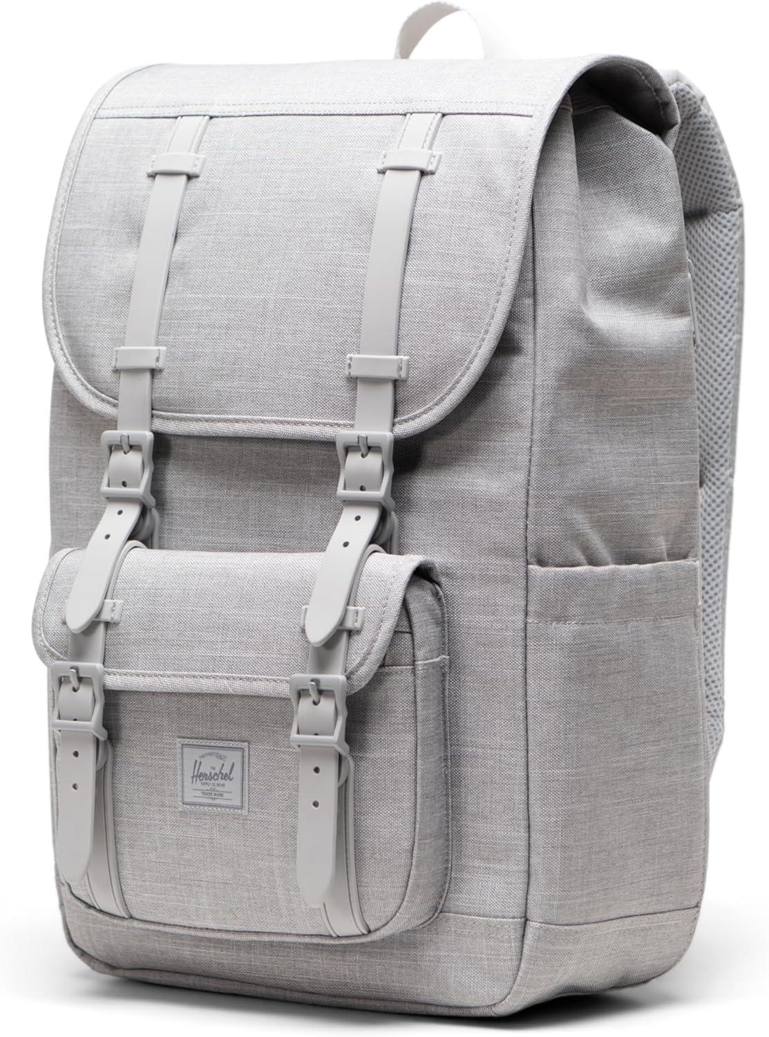 image:imageHerschel Little America Mid BackpackGrey Crosshatch Limited Edition