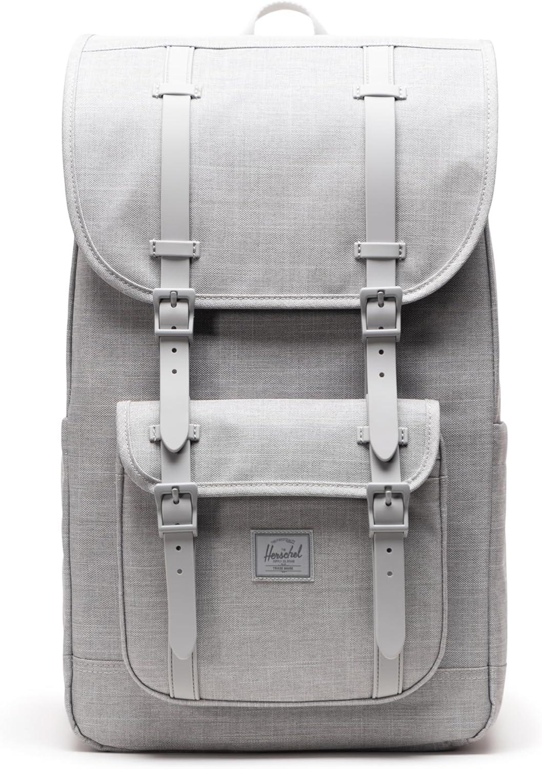 image:imageHerschel Little America Mid BackpackGrey Crosshatch Limited Edition