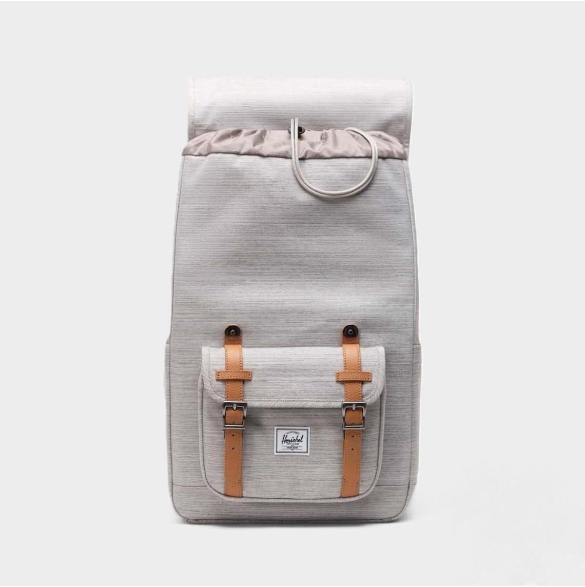 image:imageHerschel Little America Mid BackpackLight Grey Crosshatch Limited Edition