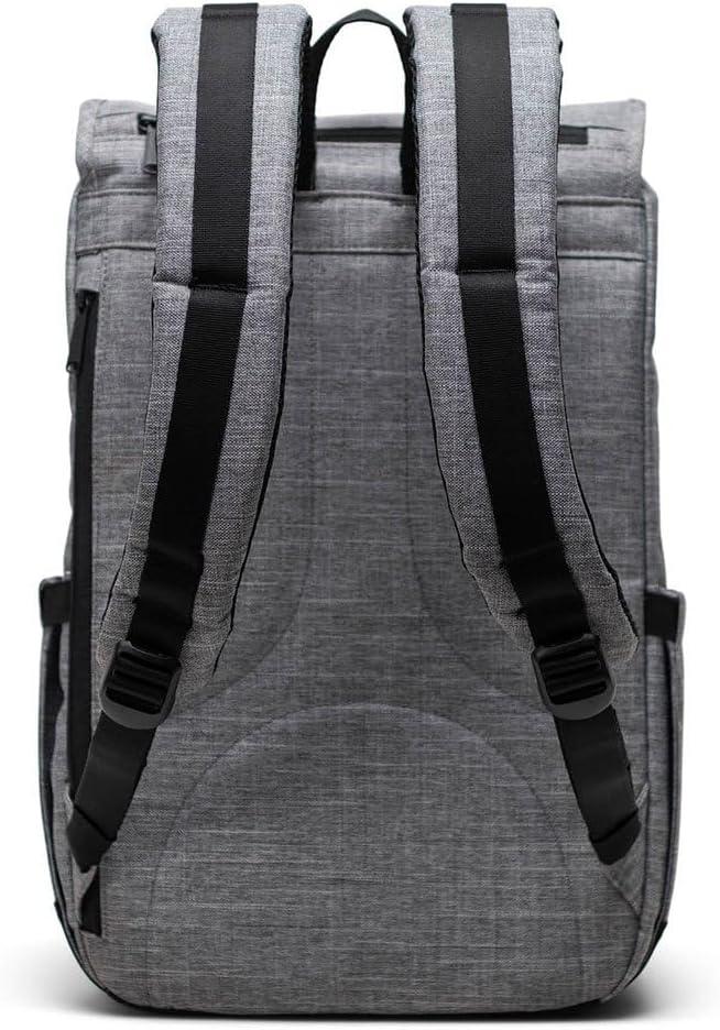 image:imageHerschel Little America Mid BackpackRaven Crosshatch