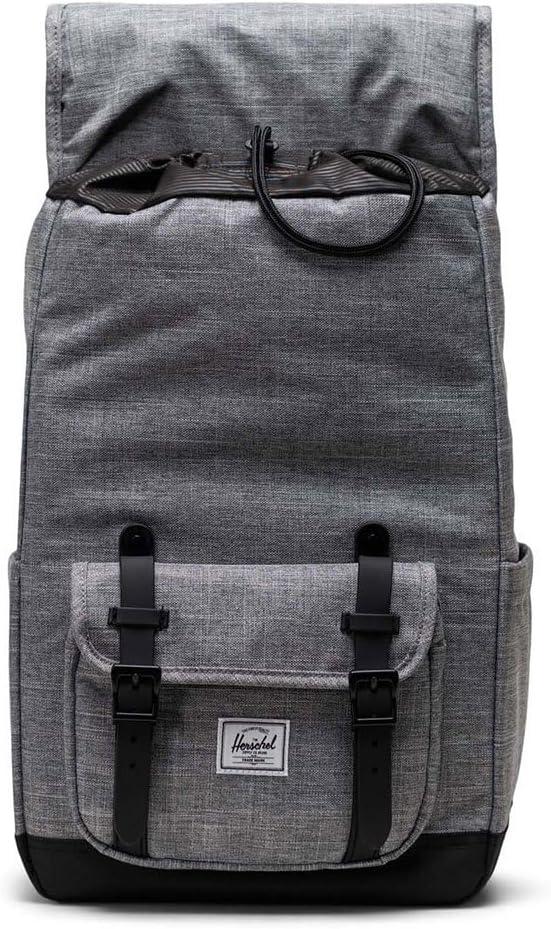 image:imageHerschel Little America Mid BackpackRaven Crosshatch