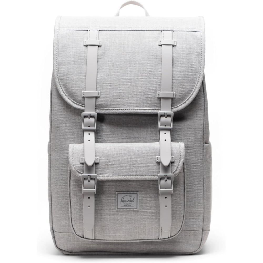 image:imageHerschel Little America Mid BackpackGrey Crosshatch Limited Edition