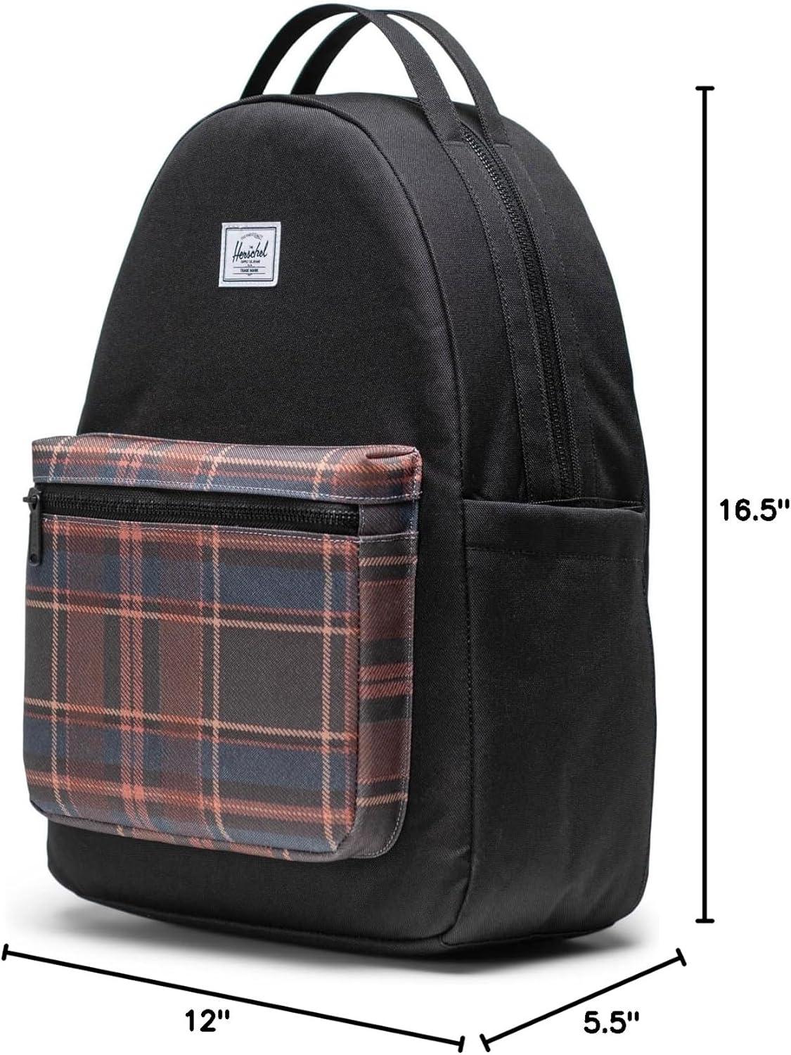 image:imageHerschel Nova BackpackBlack Winter Plaid