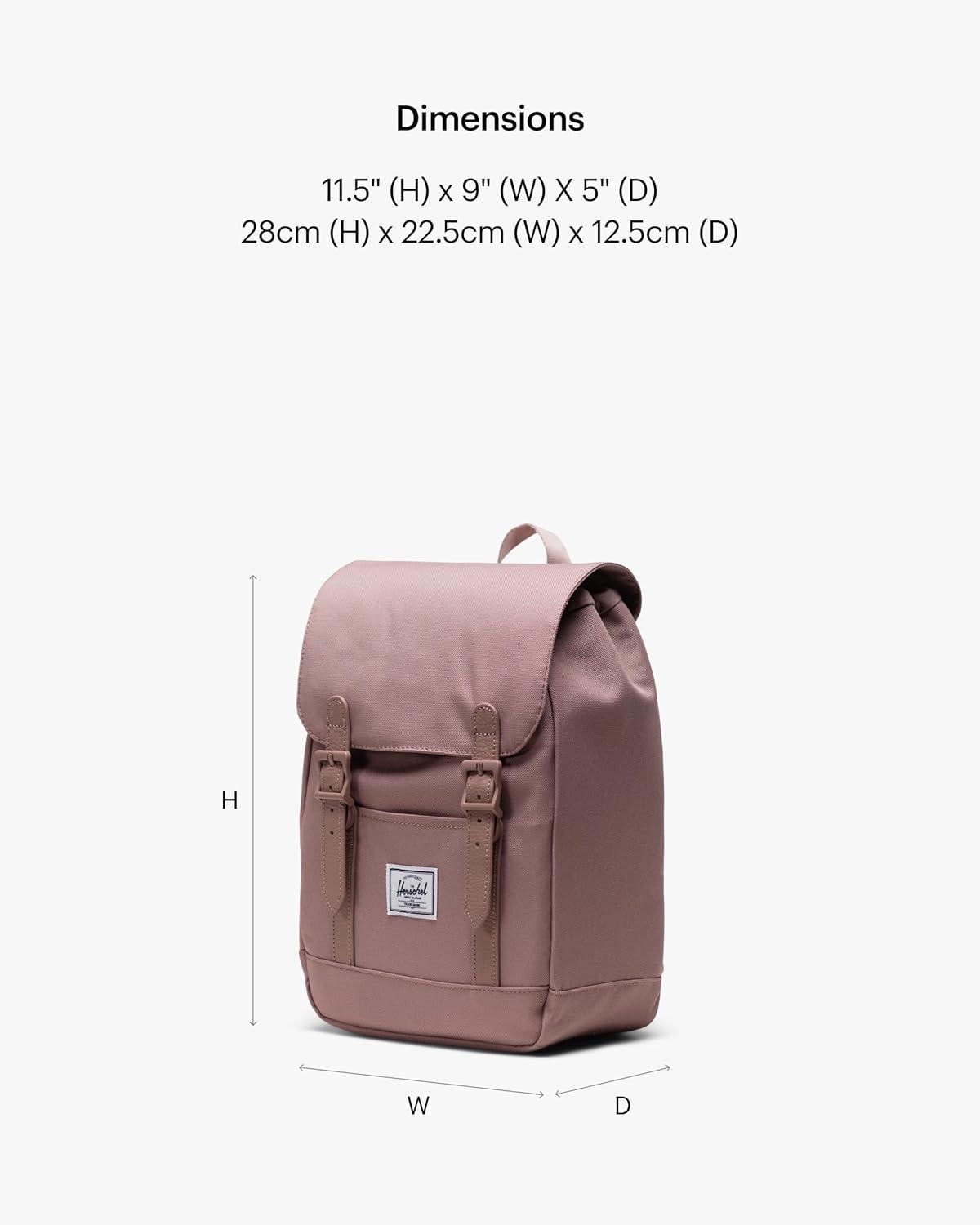 image:imageHerschel Retreat Backpack Moonbeam Small 17LAsh Rose