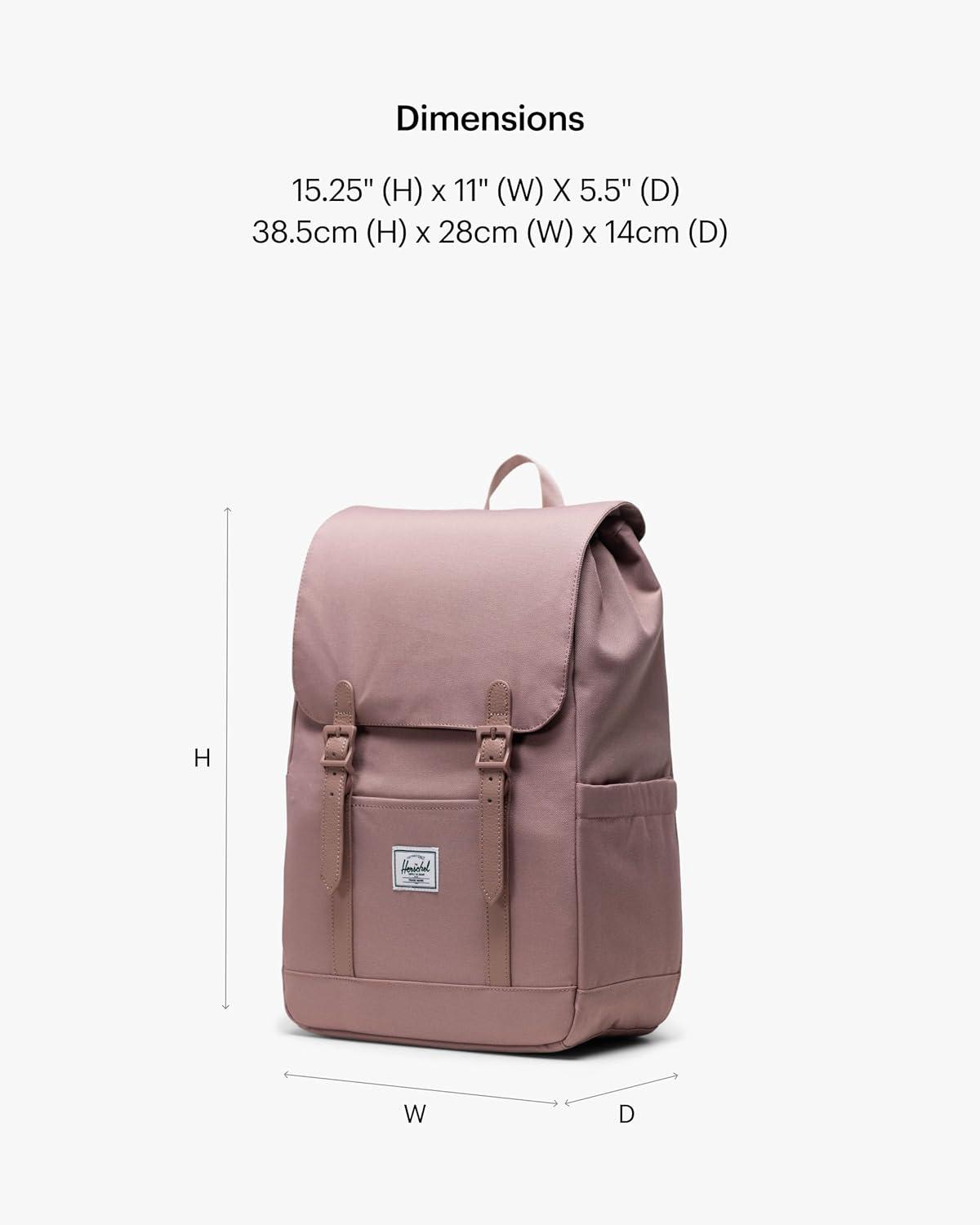 image:imageHerschel Retreat Backpack Moonbeam Small 17LAsh Rose