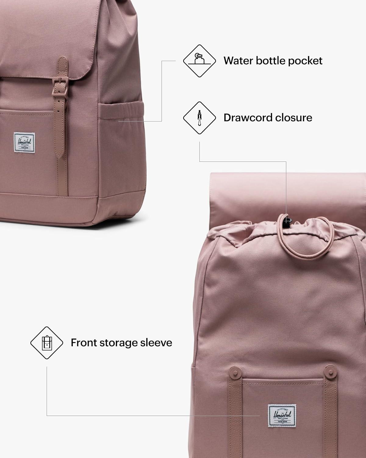 image:imageHerschel Retreat Backpack Moonbeam Small 17LAsh Rose