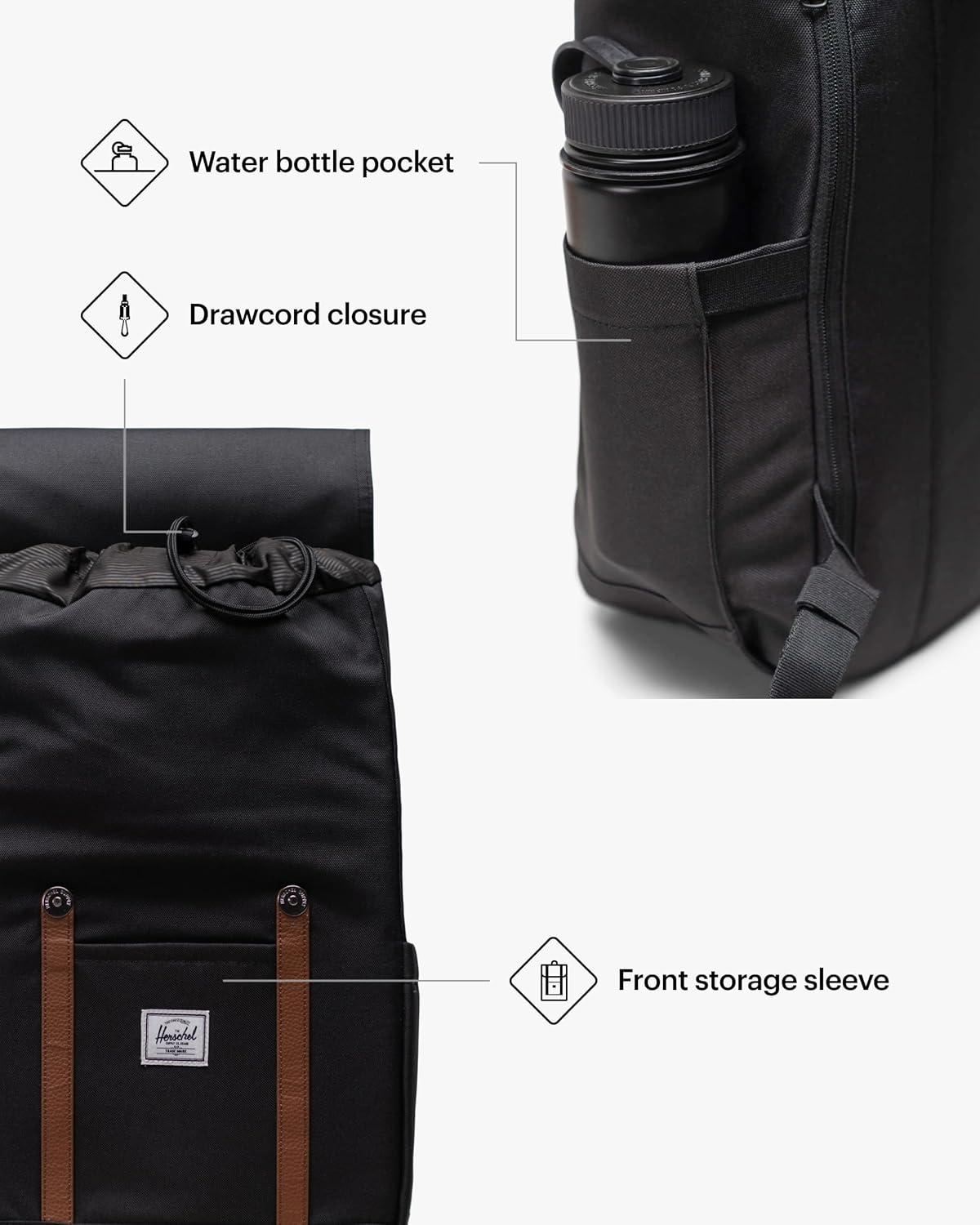 image:imageHerschel Retreat Backpack Moonbeam Small 17LBlack