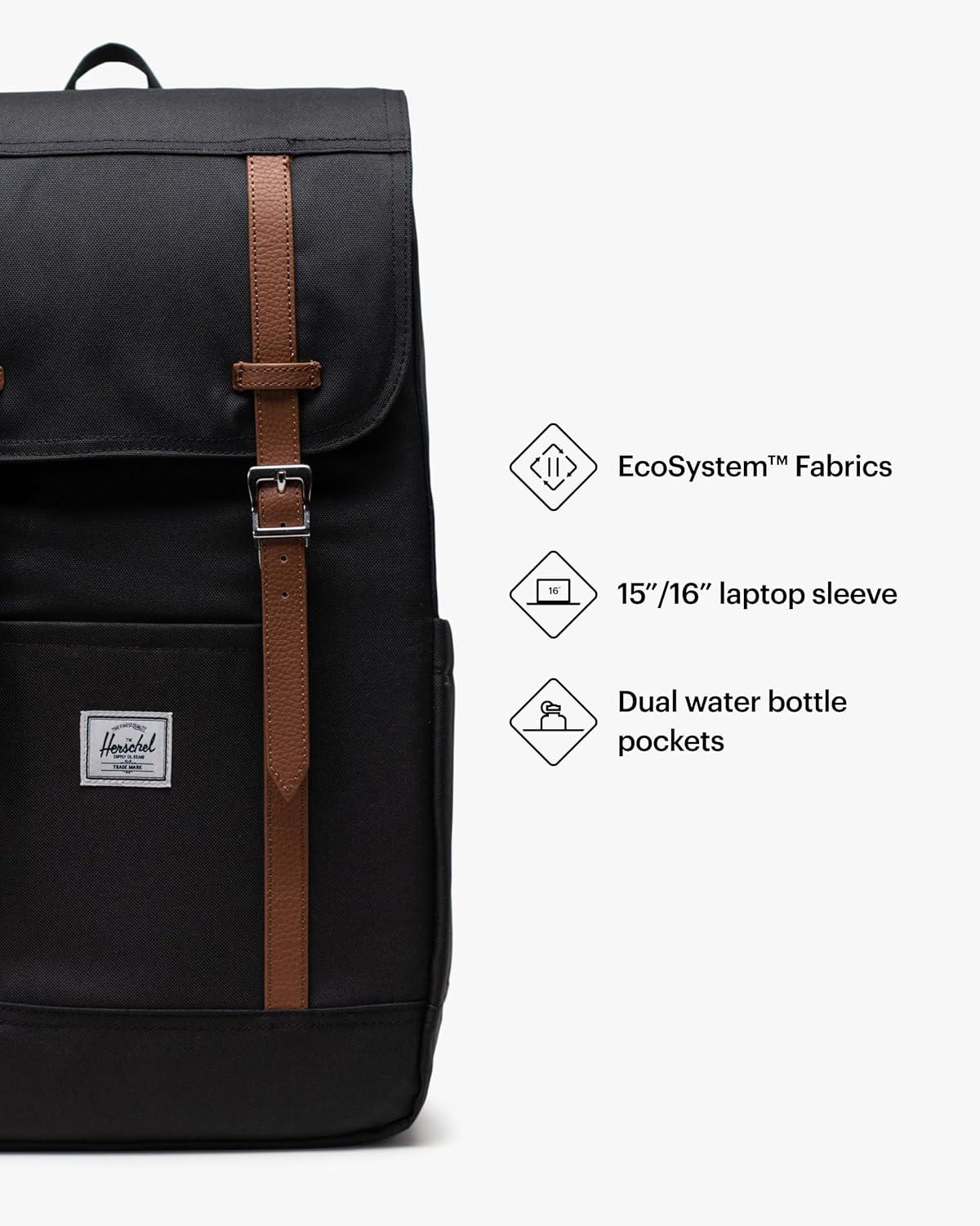 image:imageHerschel Retreat Backpack Moonbeam Small 17LBlack